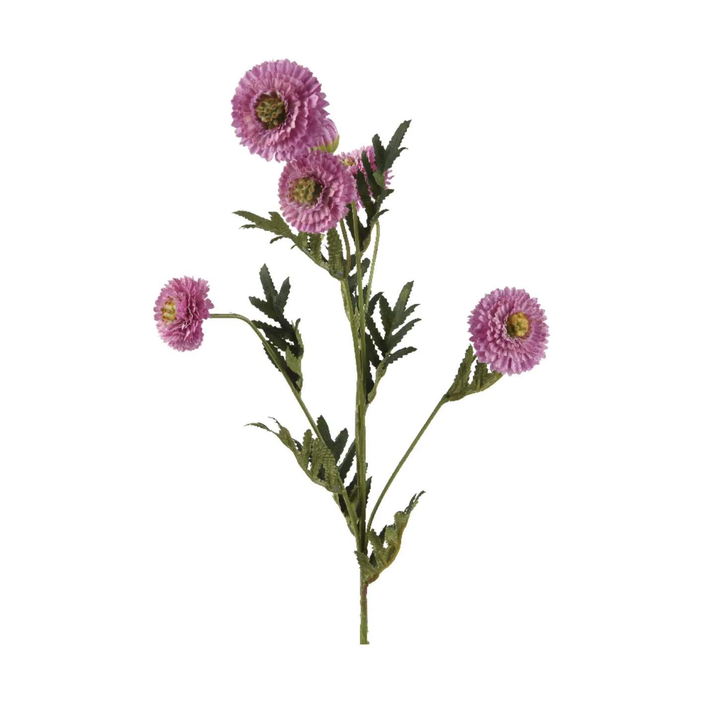 CASA Living Kunstige blomster Kunstig blomst - Krysantemum i Mørkelilla, 1