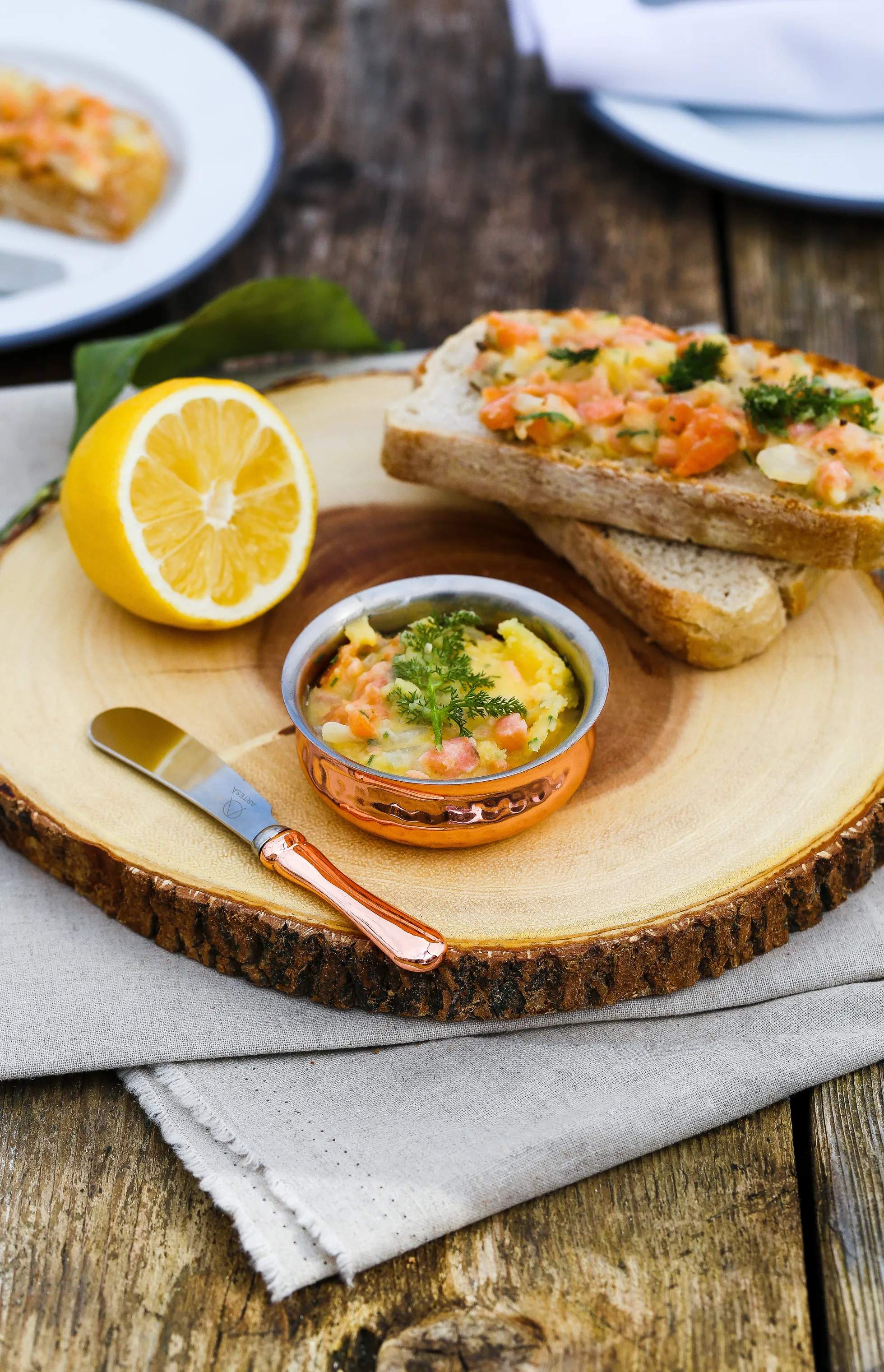 Artesá Smøreknive Smørknivssæt - 4 stk. i Kobberfarvet, 4
