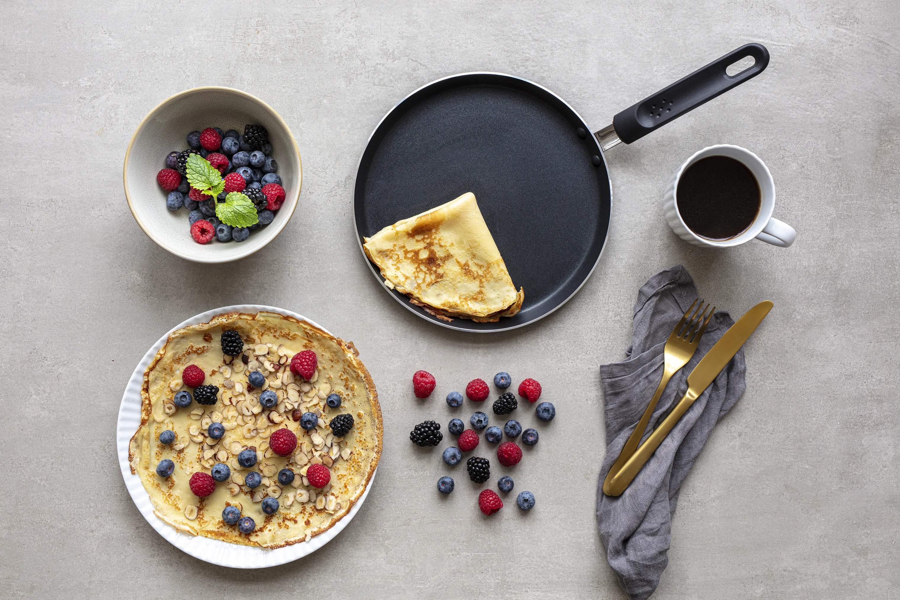 Cook & Baker Pandekagepander Pandekagepande i Sort, 3