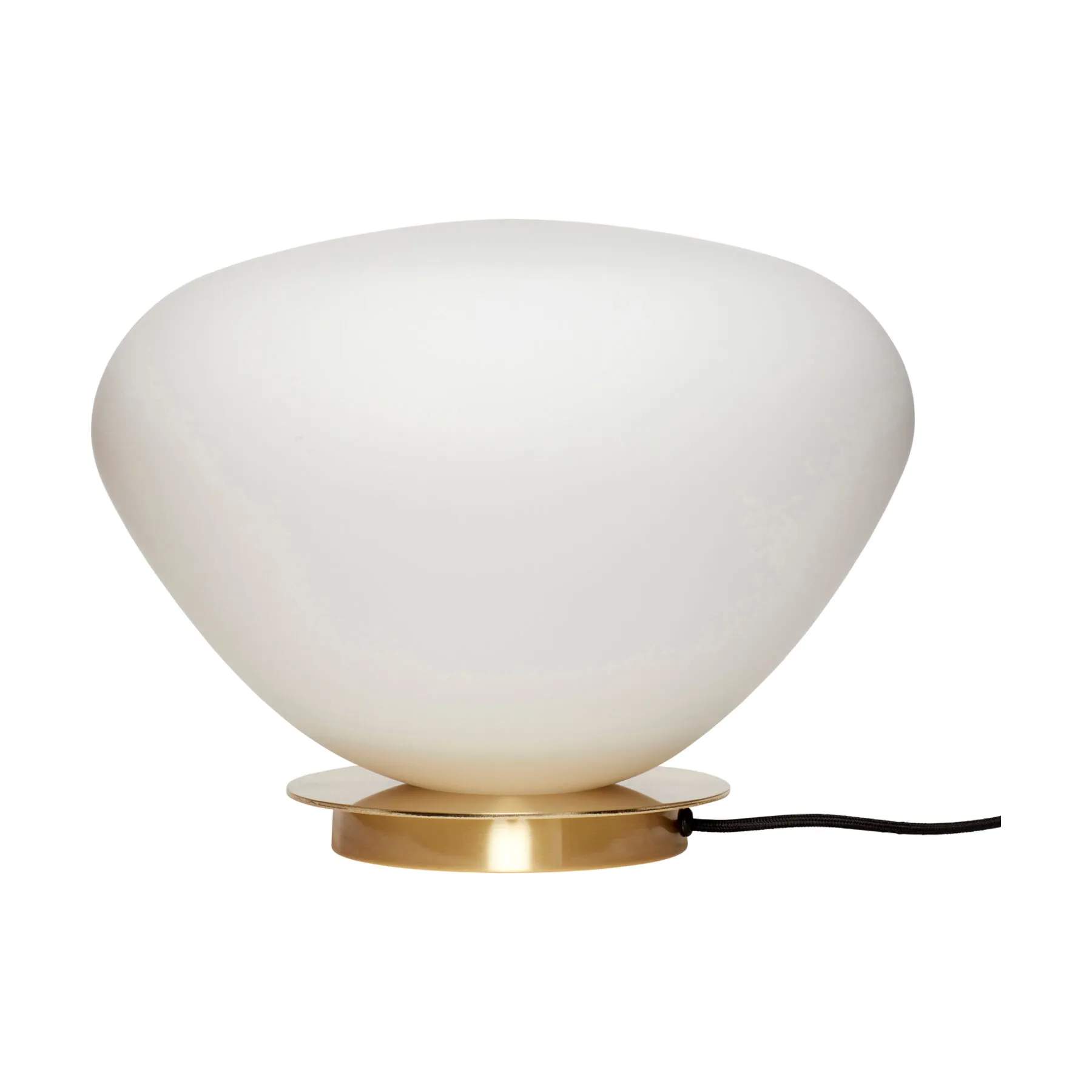 Hübsch Bordlamper Bean Bordlampe i Hvid/Messingfarve, 1