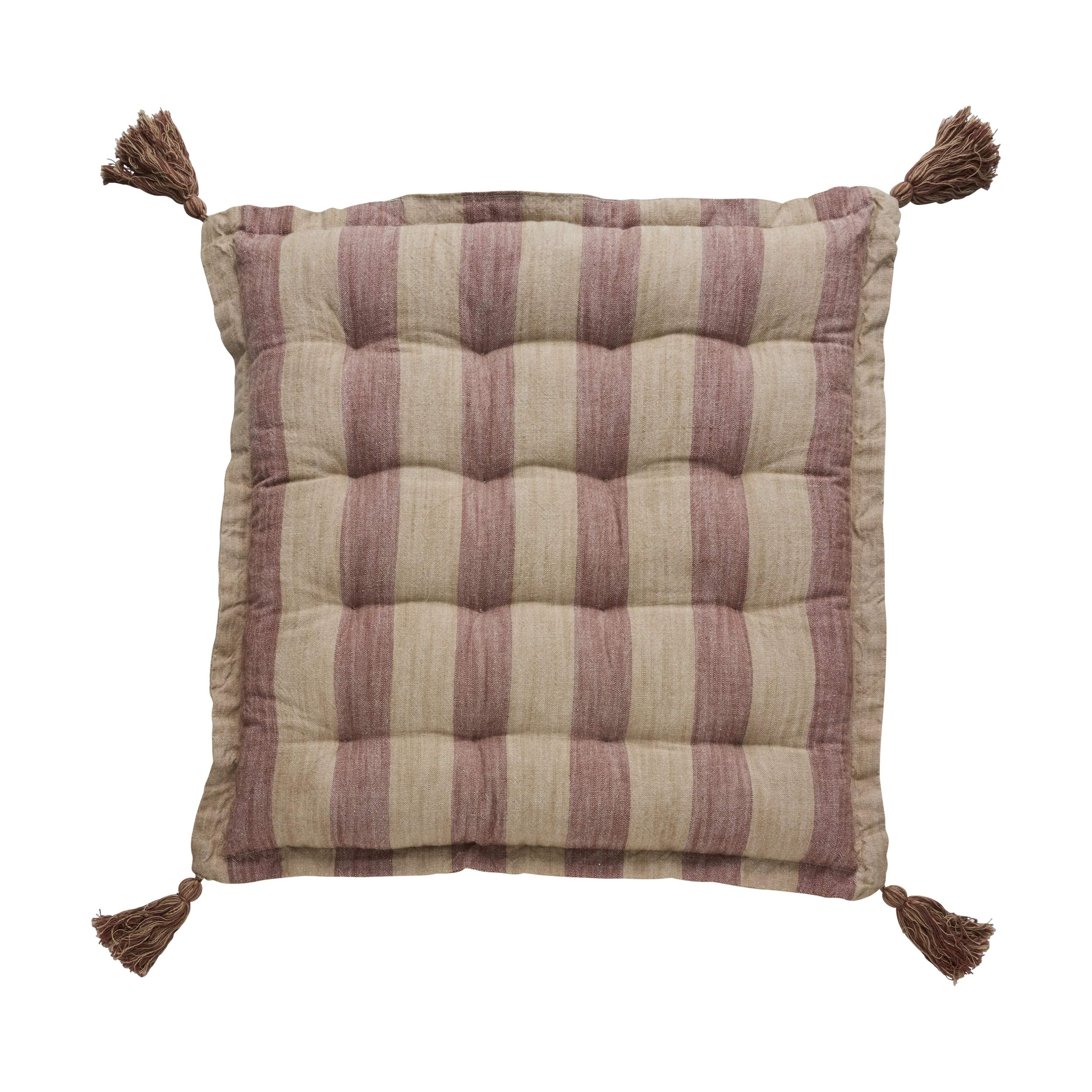 Lene Bjerre Sædehynder Felima Siddehynde i Lyserød/hvid, 1