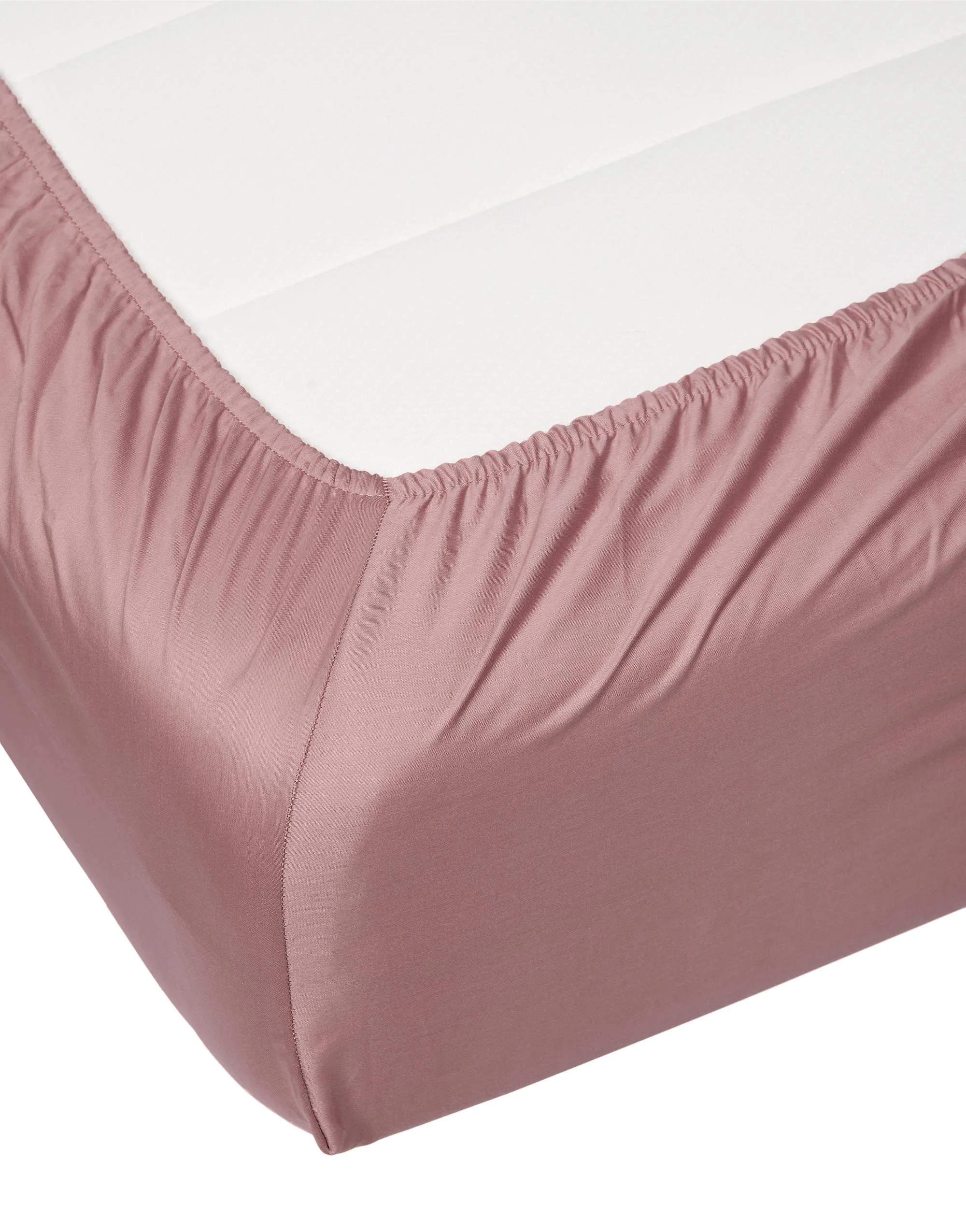 Essenza Lagner Satin Boxlagen i Wood Rose , B90 x L200 cm, 4