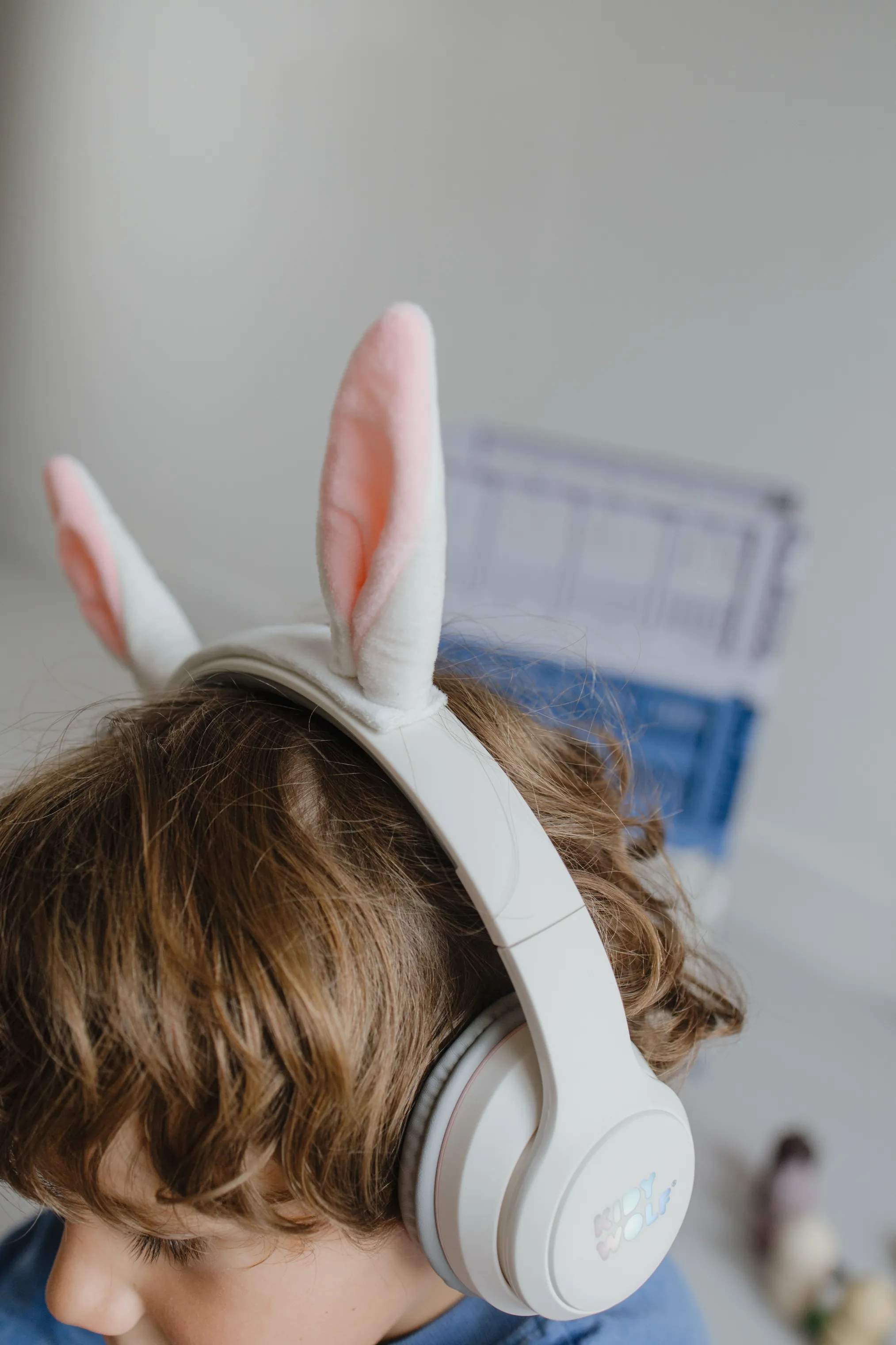 Kidywolf Til børneværelset Bluetooth Høretelefoner i Hvid, 3
