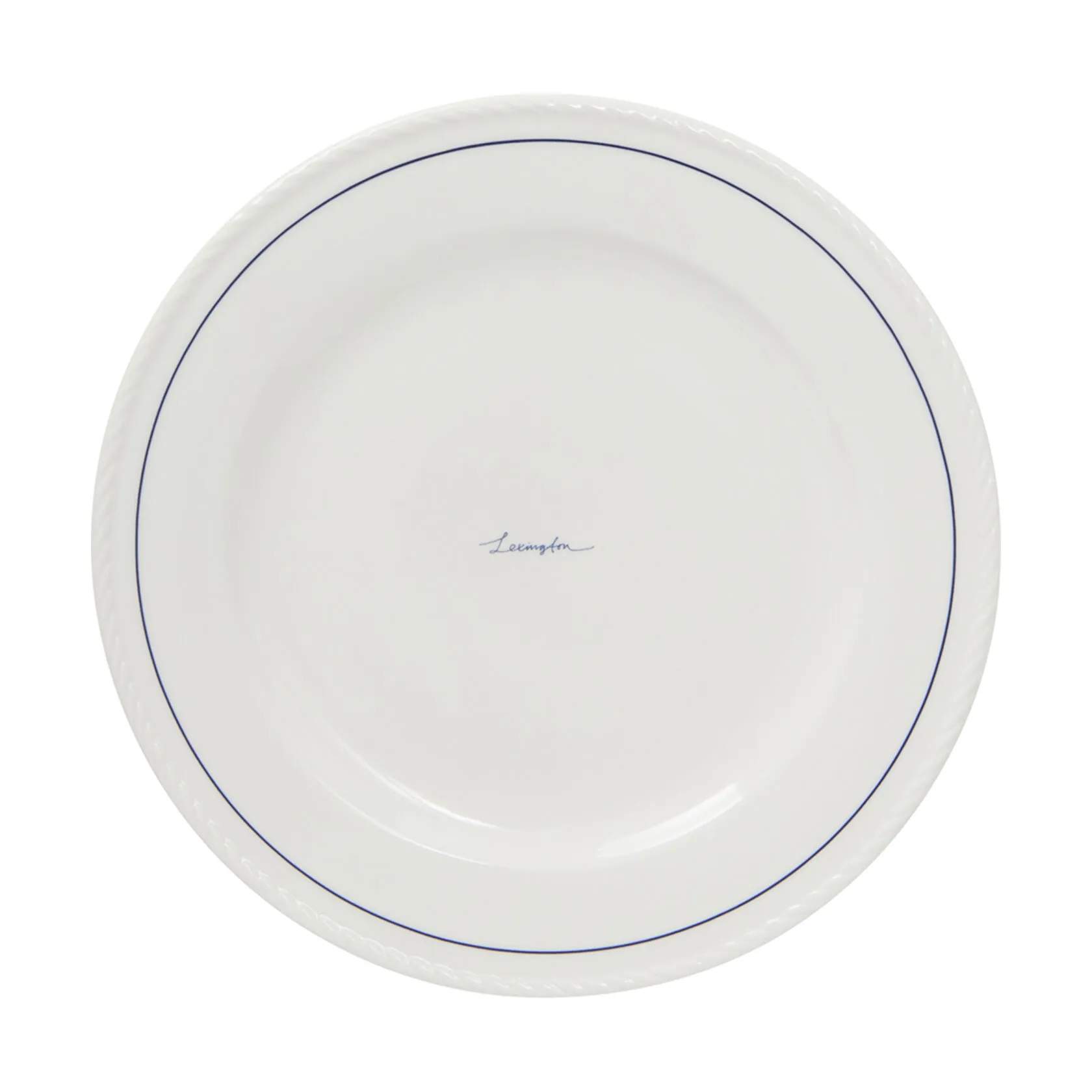 Lexington Middagstallerkener Middagstallerken - 4 stk. i White/Dark Blue, 2