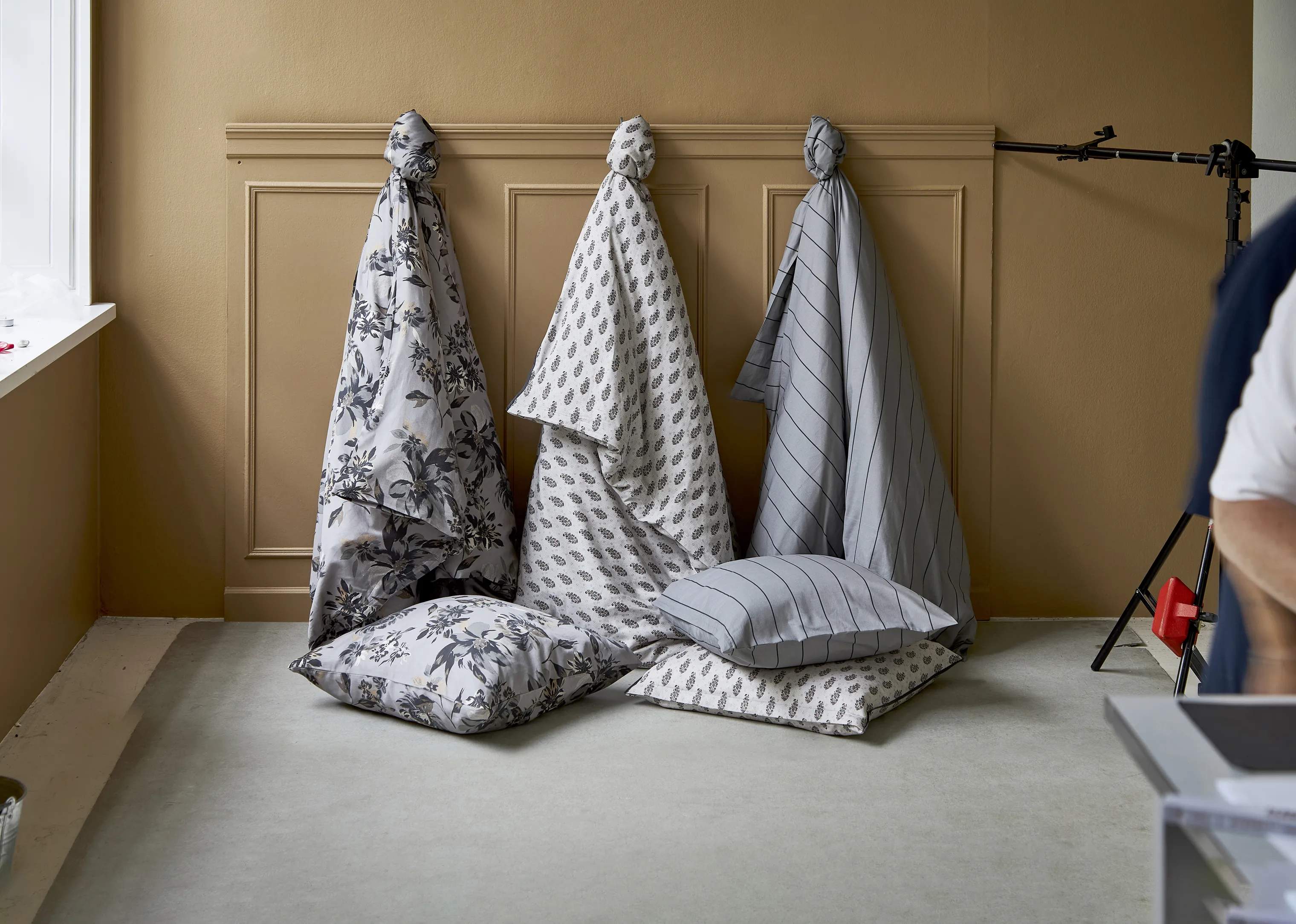 Södahl Sengetøj Organic History Bloom Sengetøj i Grey, B140 x L200 cm, 3