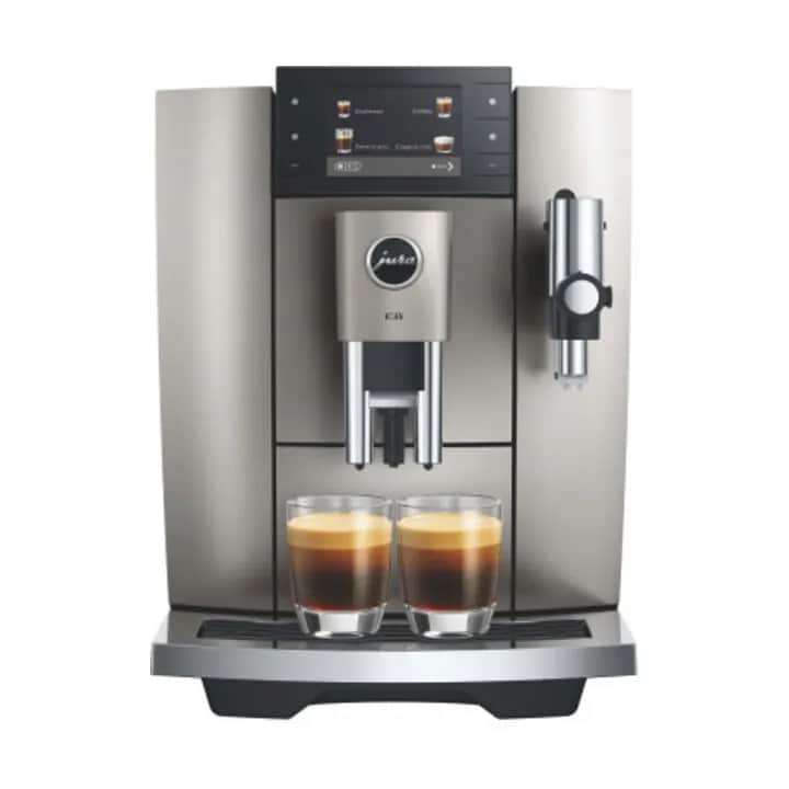 JURA Espressomaskiner E8 (EB) Espressomaskine E8 (ED) i Midnight silver, 1