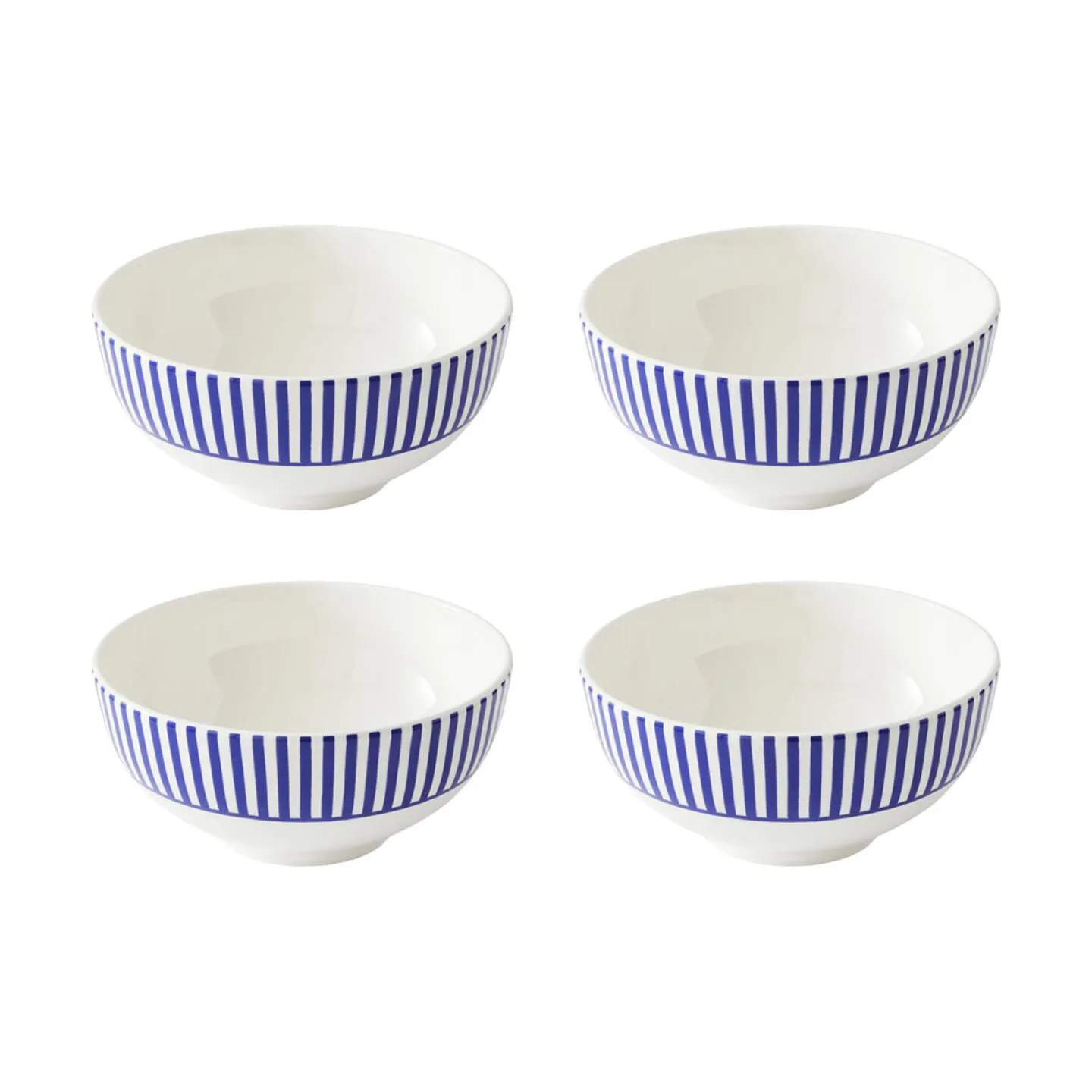 Spode Serveringsskåle Steccato Skål - 4 stk. i blå/hvid, 1