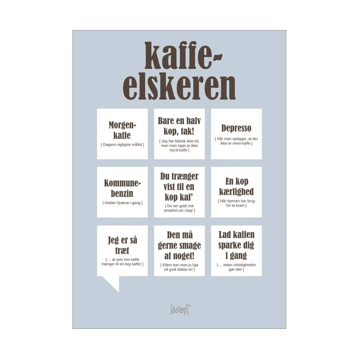 Poster&Frame Plakater Plakat - Kaffeelskeren i B29,7 x L42 cm, 1