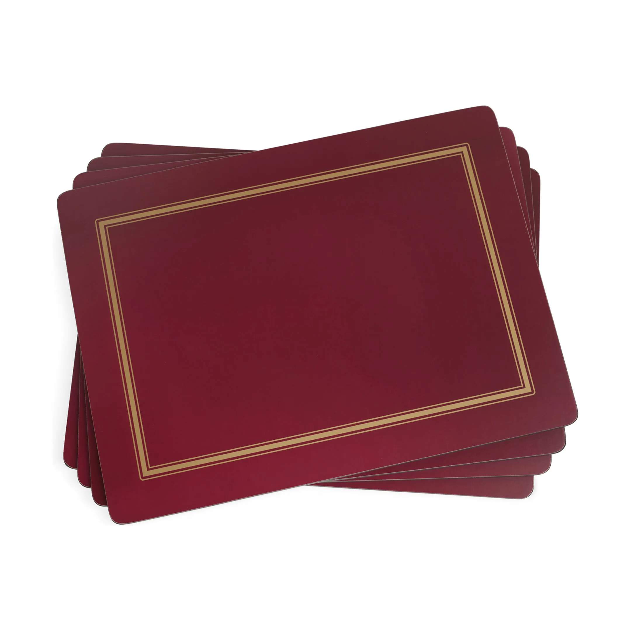 Spode Dækkeservietter Pimpernel Dækkeservietter - 4 stk. i Rød/guld, 1