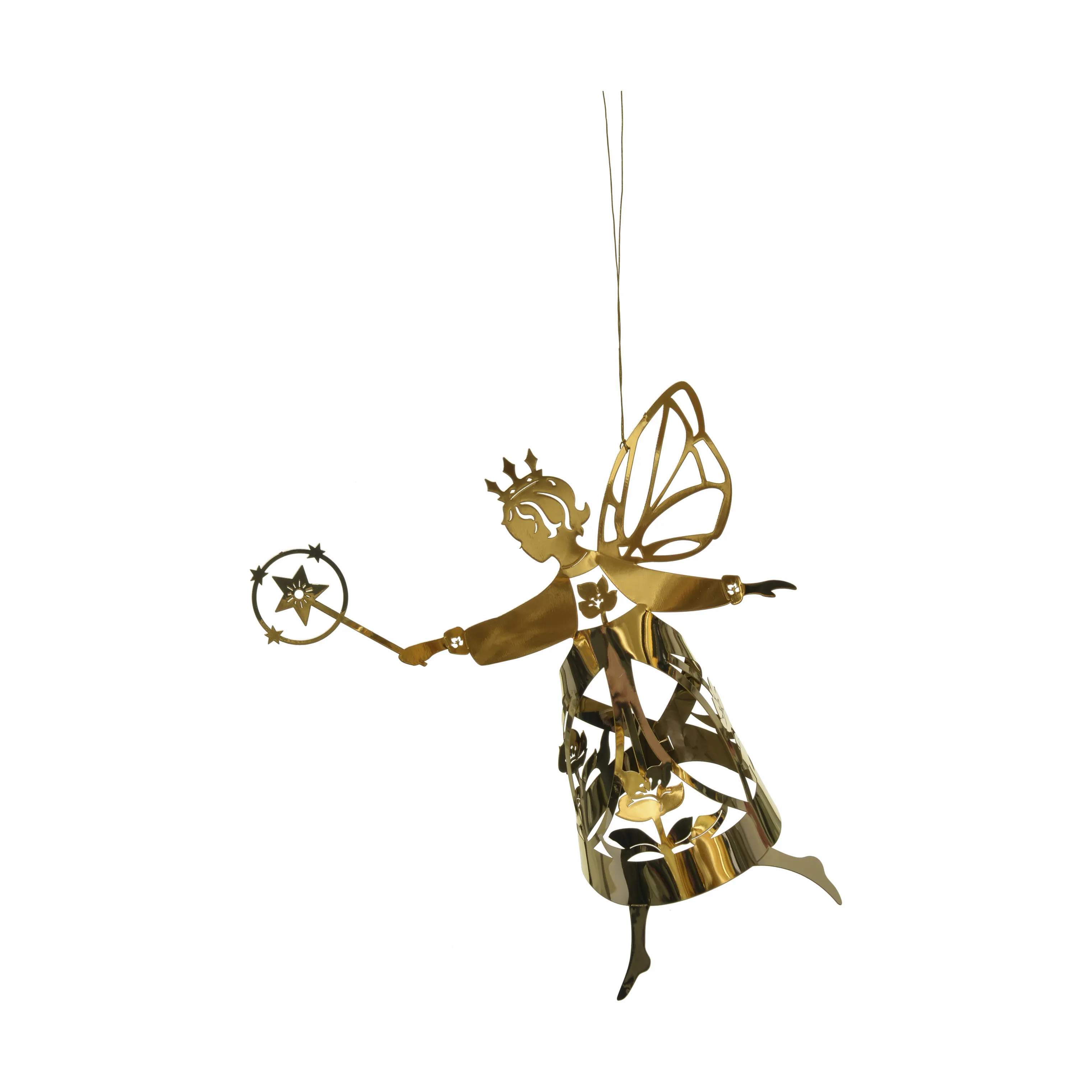 Jette Frölich Design Juleophæng Design Juleophæng Magisk Fe i Guldfarvet, 13 cm, 1