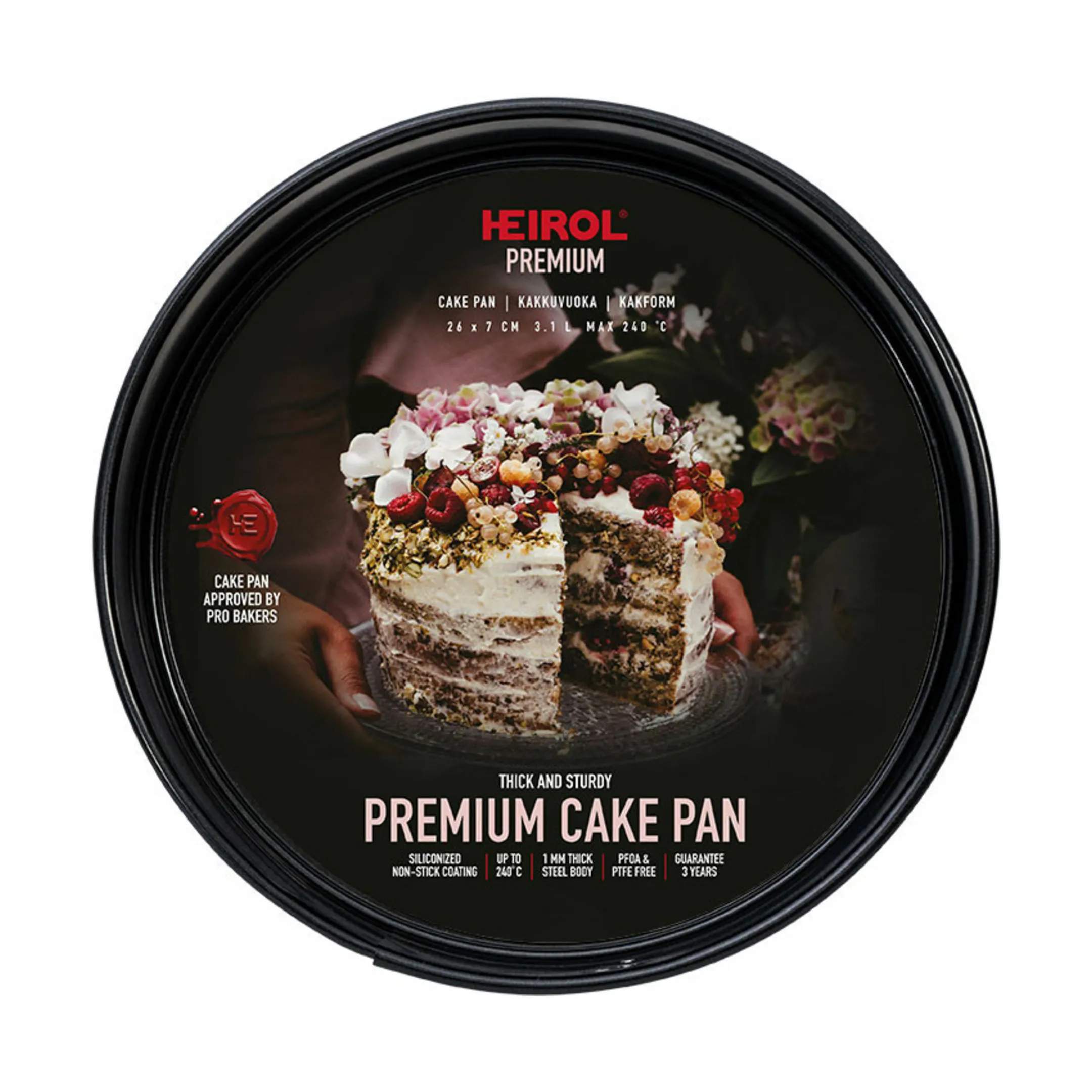 Heirol Springforme Pro Springform i 26 cm, 3