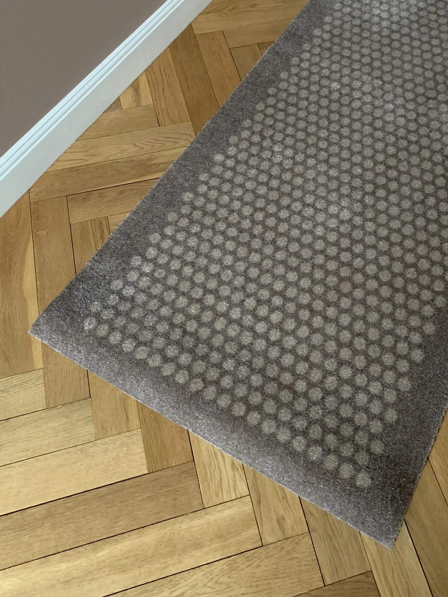Tica Copenhagen Gulvtæpper Dot Gulvtæppe i Sand/beige, B67 x L200 cm, 4