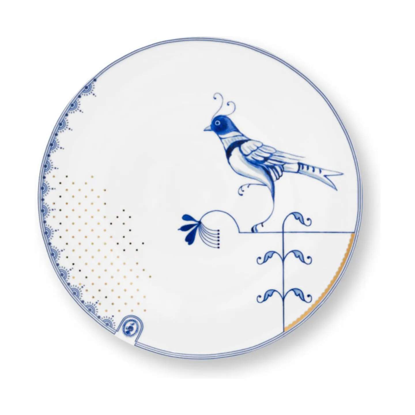 PIP Studio Middagstallerkener Blue Bird Middagstallerken i 26,5 cm, 1