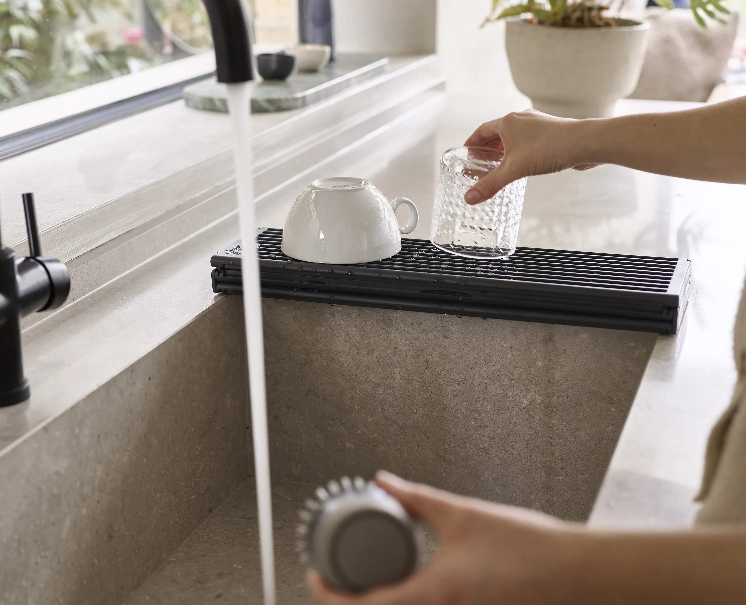 Joseph Joseph Opvaskemåtter Foldbar Opvaskeplade i Anthracite, 5