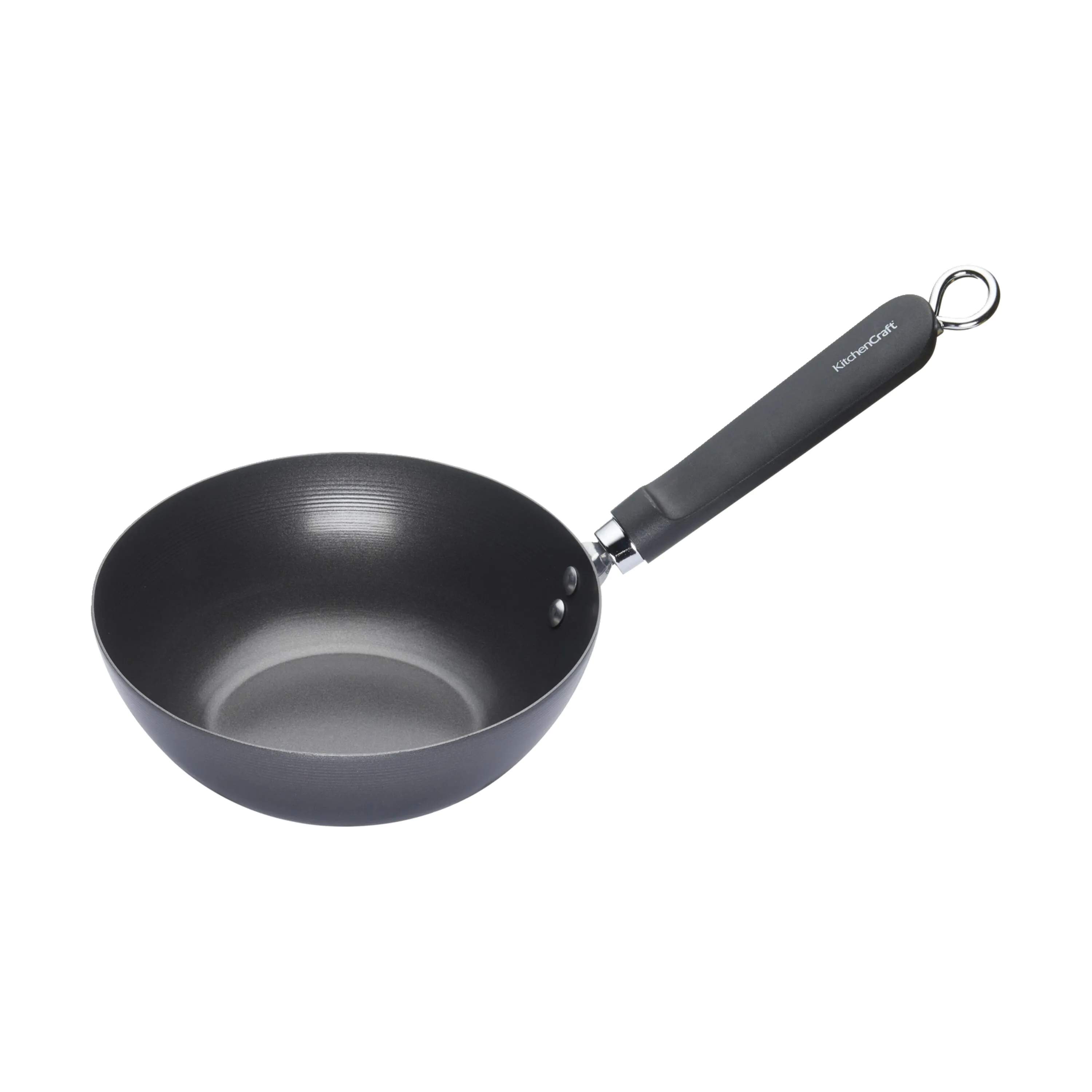 KitchenCraft Wokpander World of Flavours Wok i 20 cm, 1