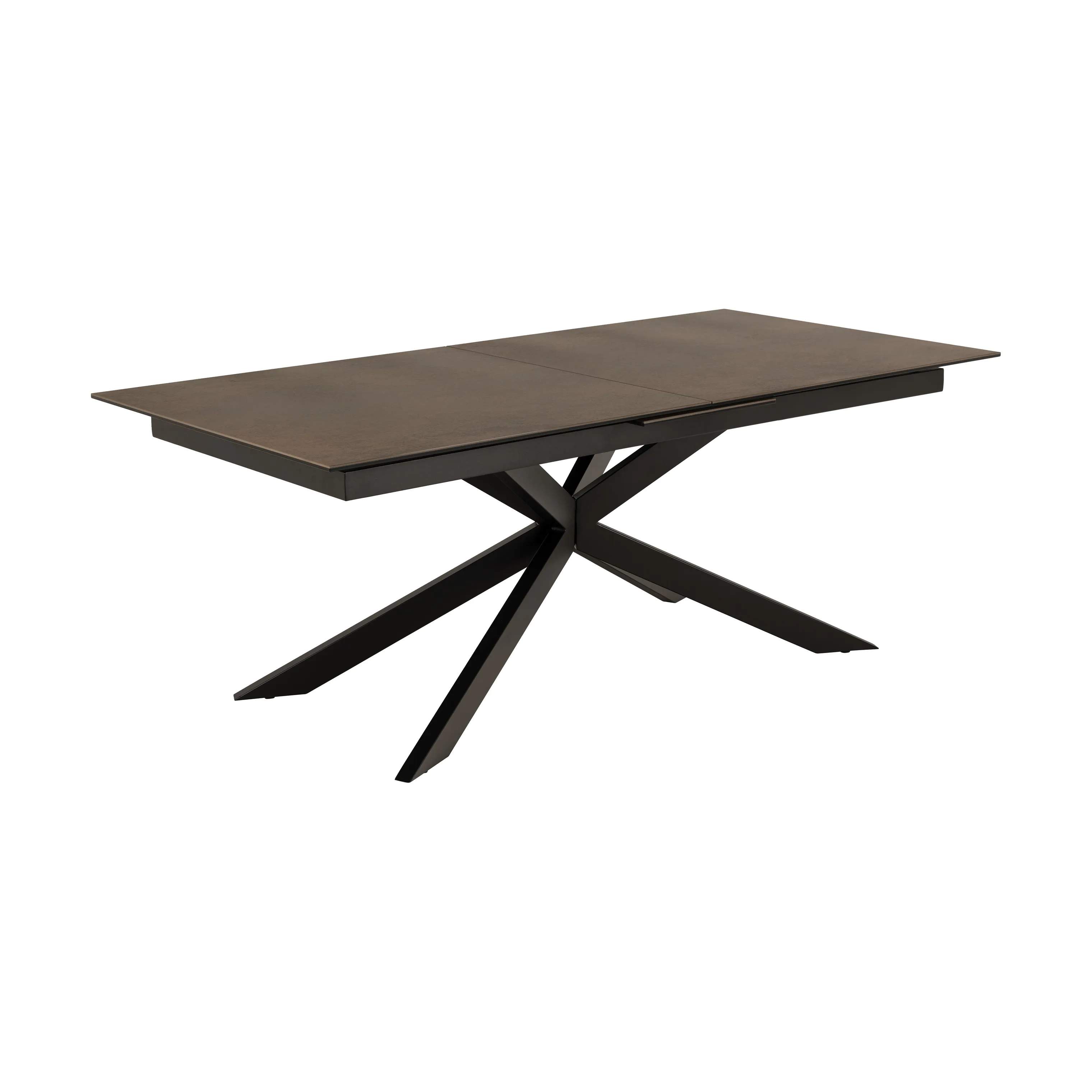 CASA Living Spiseborde Irwine Spisebord i Rustbrun, H76 x B240 x L100 cm, 4