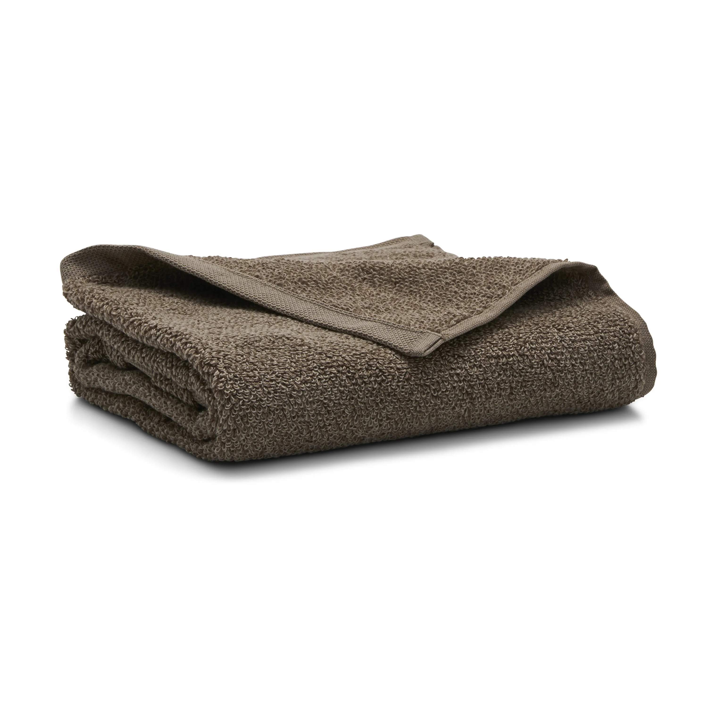 Melange Håndklæde -, beige/clay, large
