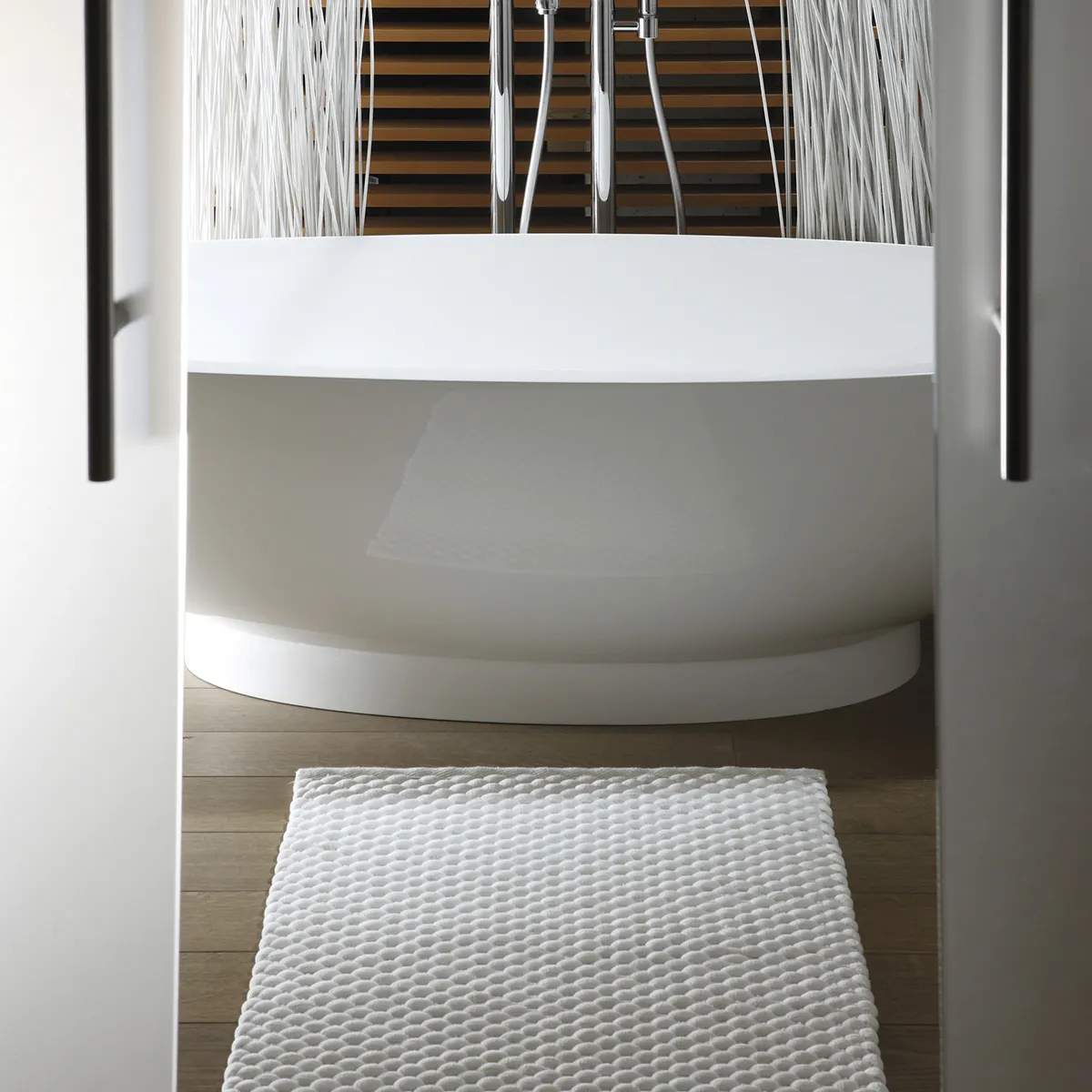 Aquanova Bademåtter Maks Bademåtte i Ivory, B70 x L120 cm, 2