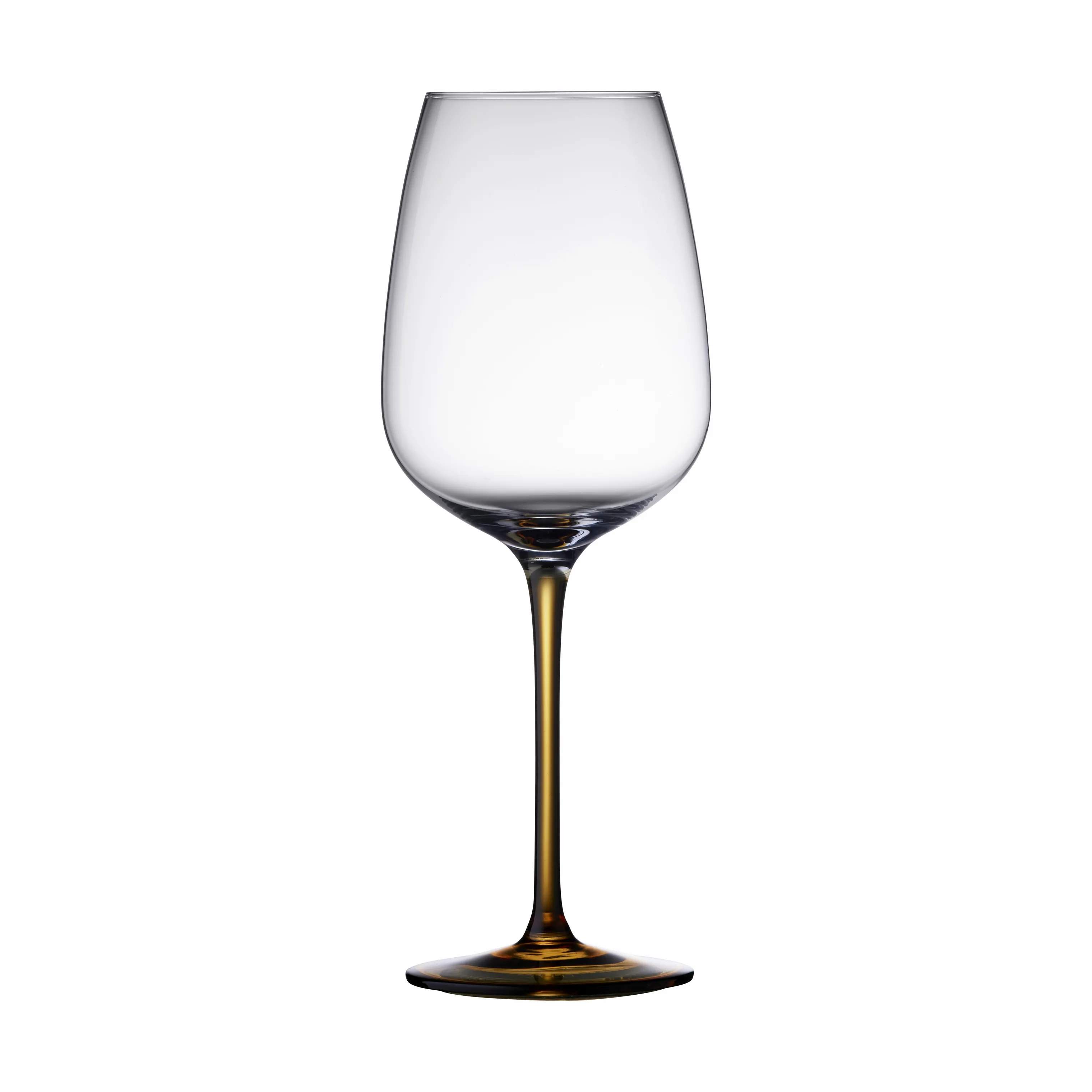 Lyngby Glas Hvidvinsglas Vienna Vinglas - 4 stk. i Amber, 3