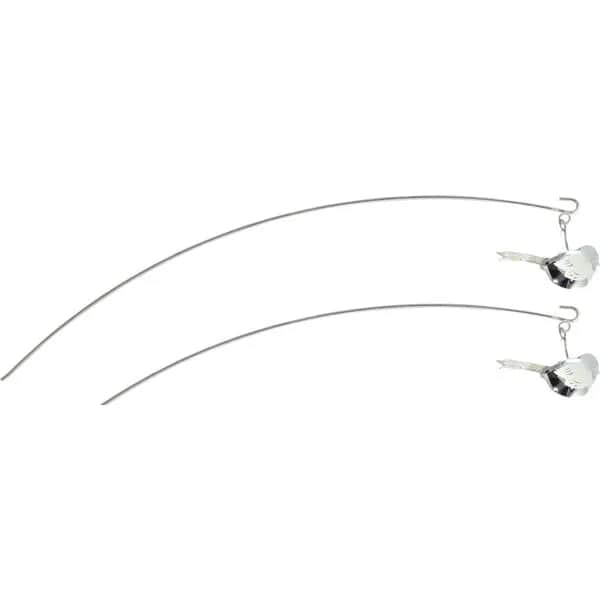 Jette Frölich Design Påskepynt Påske Blomsterstrå - 2 stk. i Sølvfarvet, 1