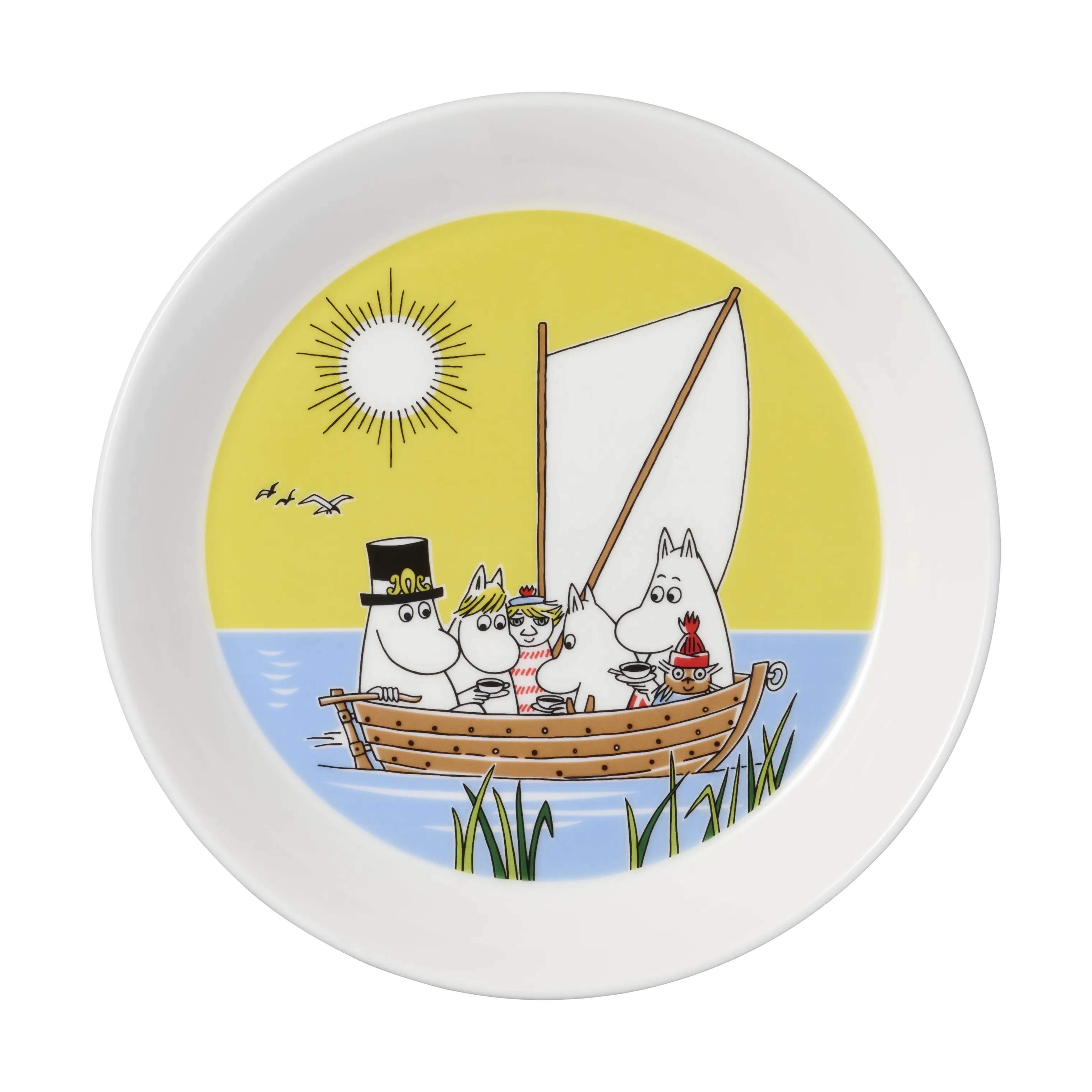 Moomin Arabia Frokosttallerkener Moomin special Tallerkensæt - Sejlads og Bål - 2 stk. i Multifarvet, 2