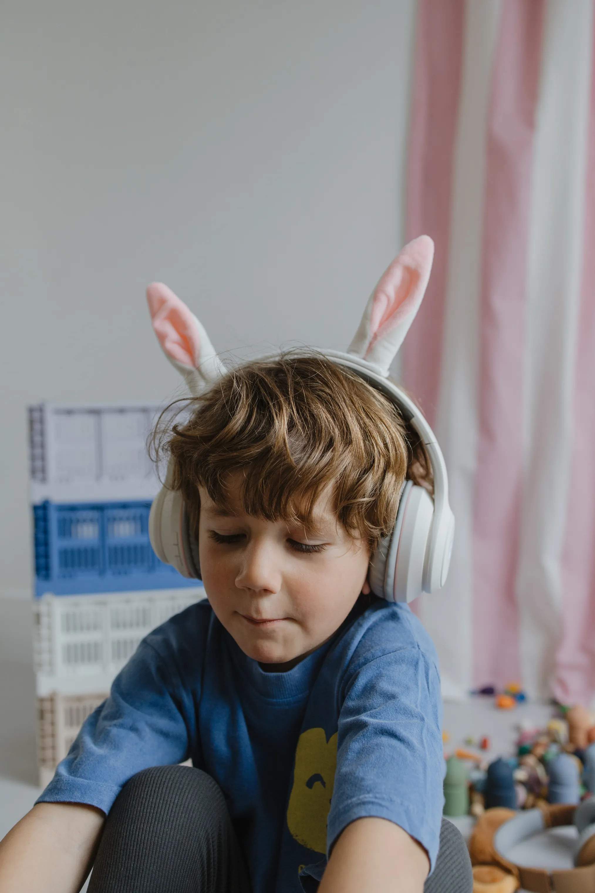 Kidywolf Til børneværelset Bluetooth Høretelefoner i Hvid, 2
