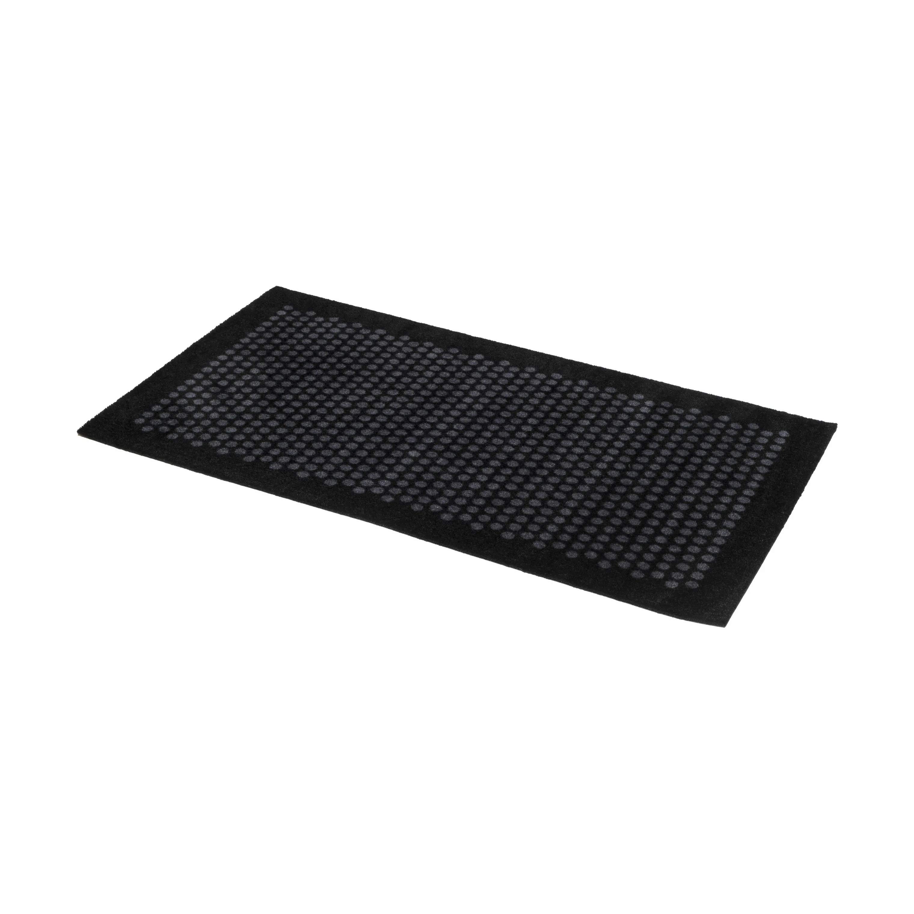 Tica Copenhagen Gulvtæpper Dot Gulvtæppe i Sort/grå, B67 x L120 cm, 4