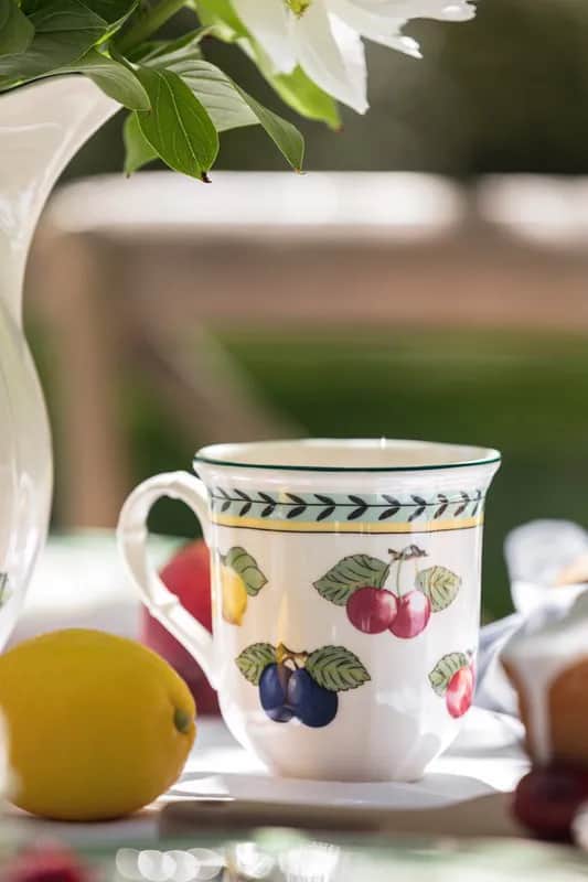 Villeroy & Boch Krus og kopper med hank French Garden Fleurence Krus i Hvid, 2
