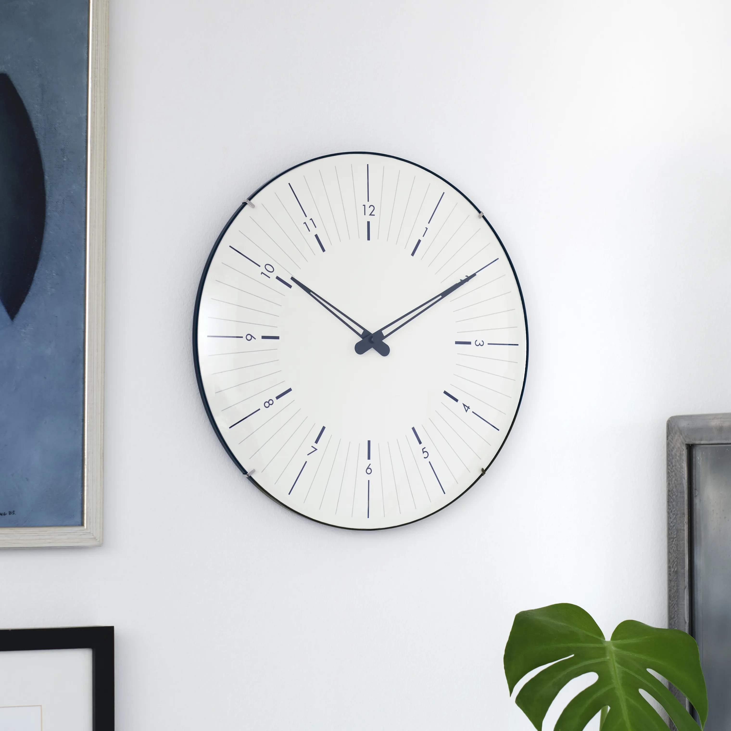 CASA Living Vægure Vægur i Hvid/blå, 35 cm, 2