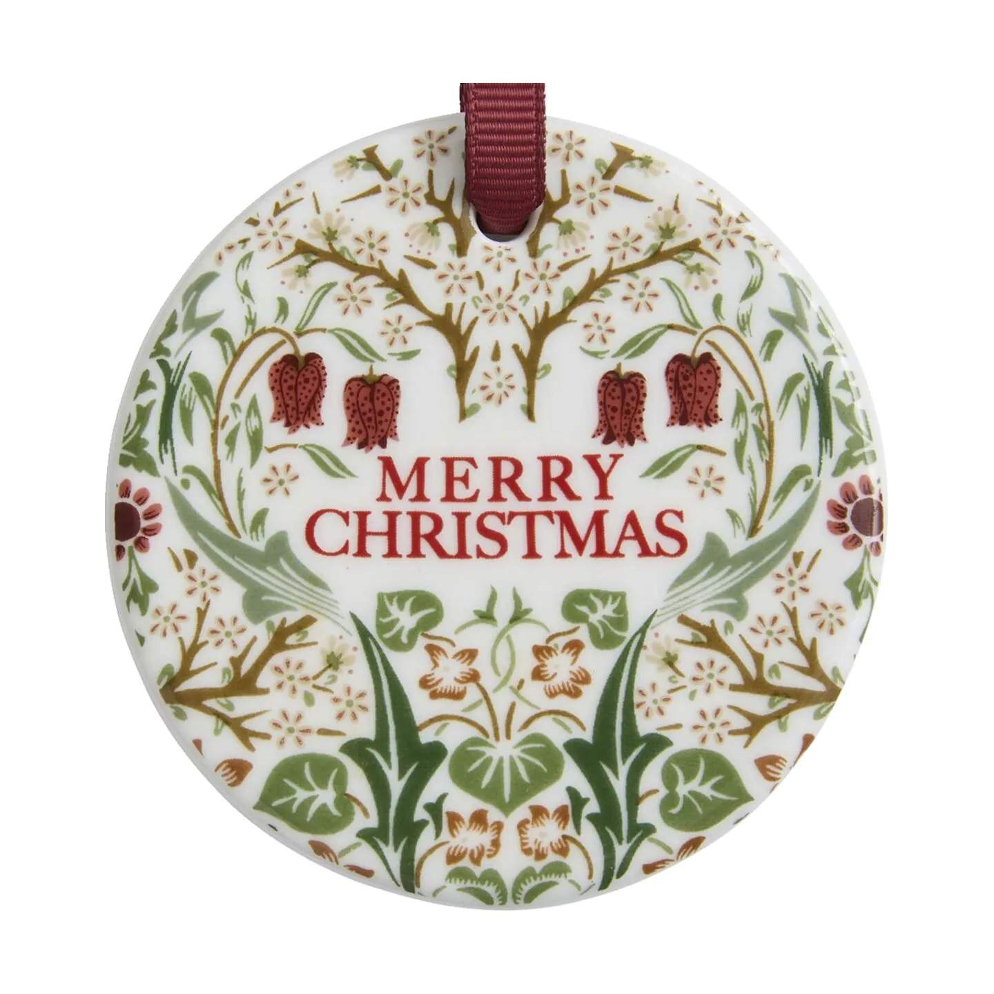 Spode Juleophæng Morris & Co Juleophæng - 2 stk. i Rød/grøn/hvid, 3