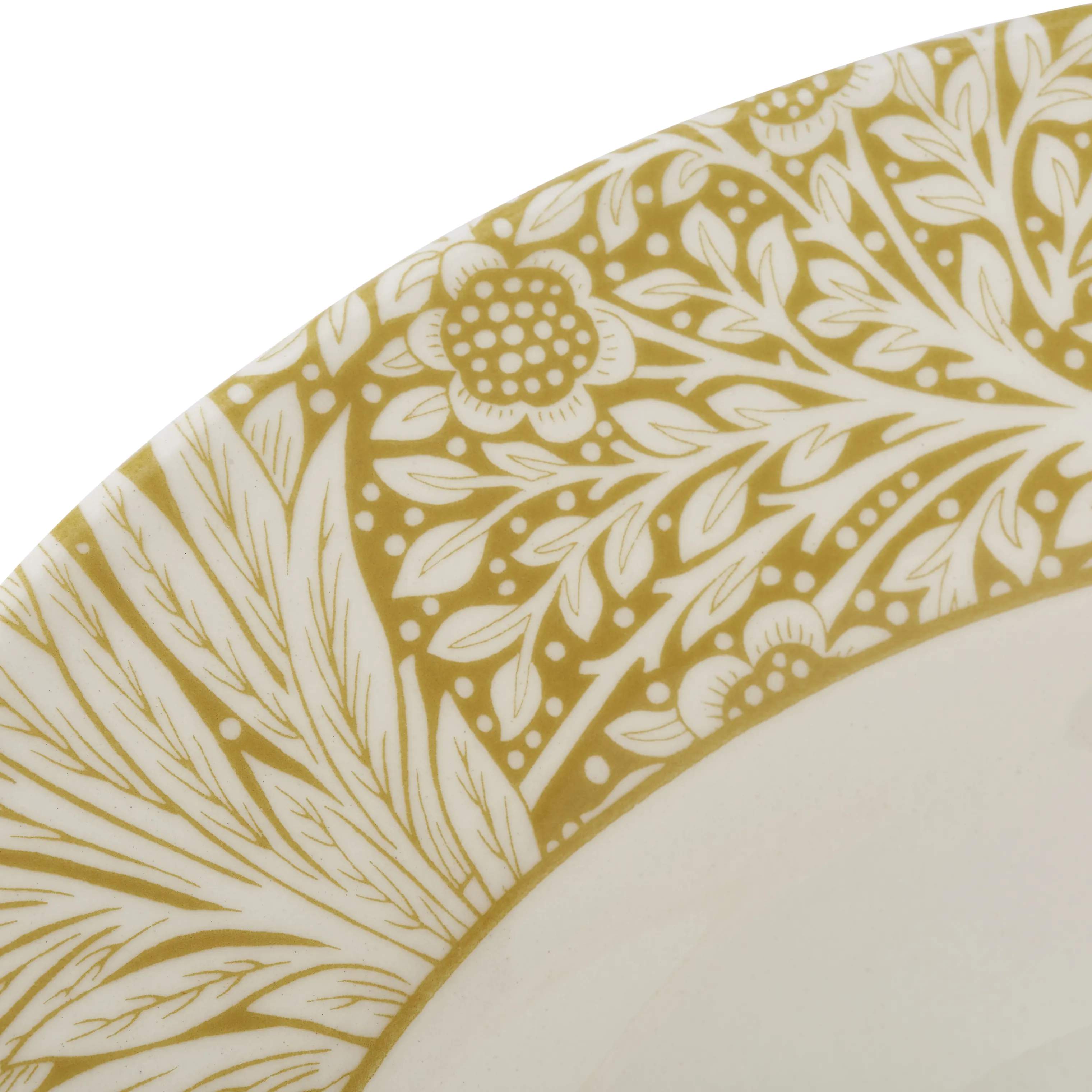 Spode Pastatallerkener Morris & Co Pastatallerken i Hvid/gul, 2