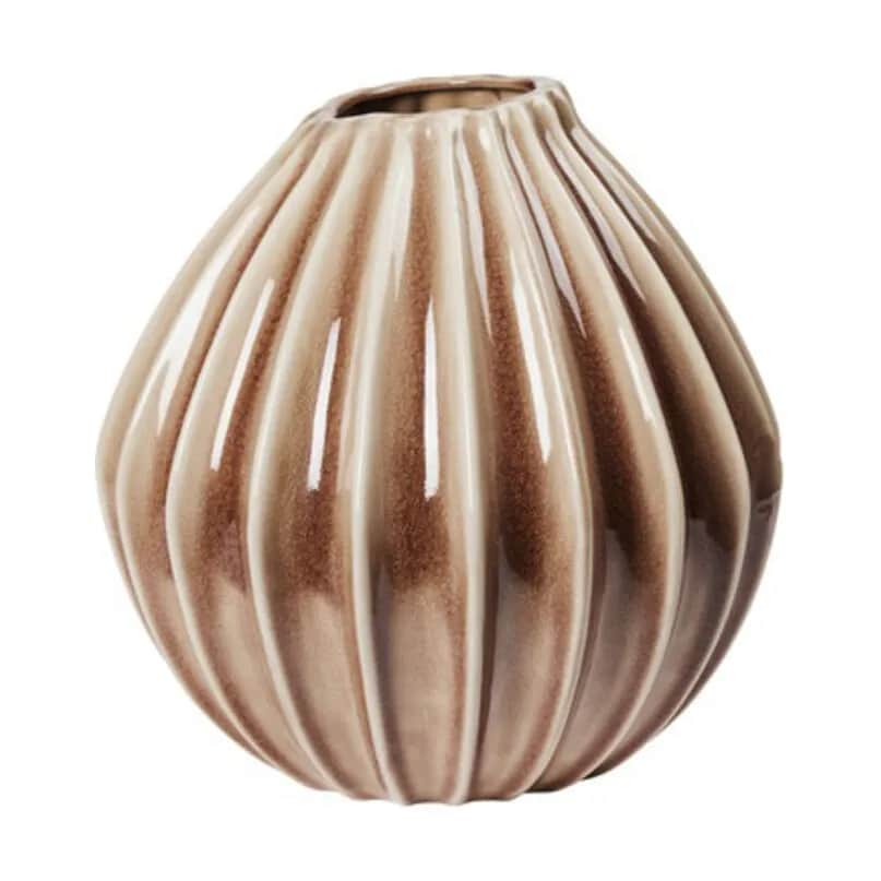 Broste Copenhagen Vaser Wide Vase i Fawn, H40 x Ø40 cm, 1