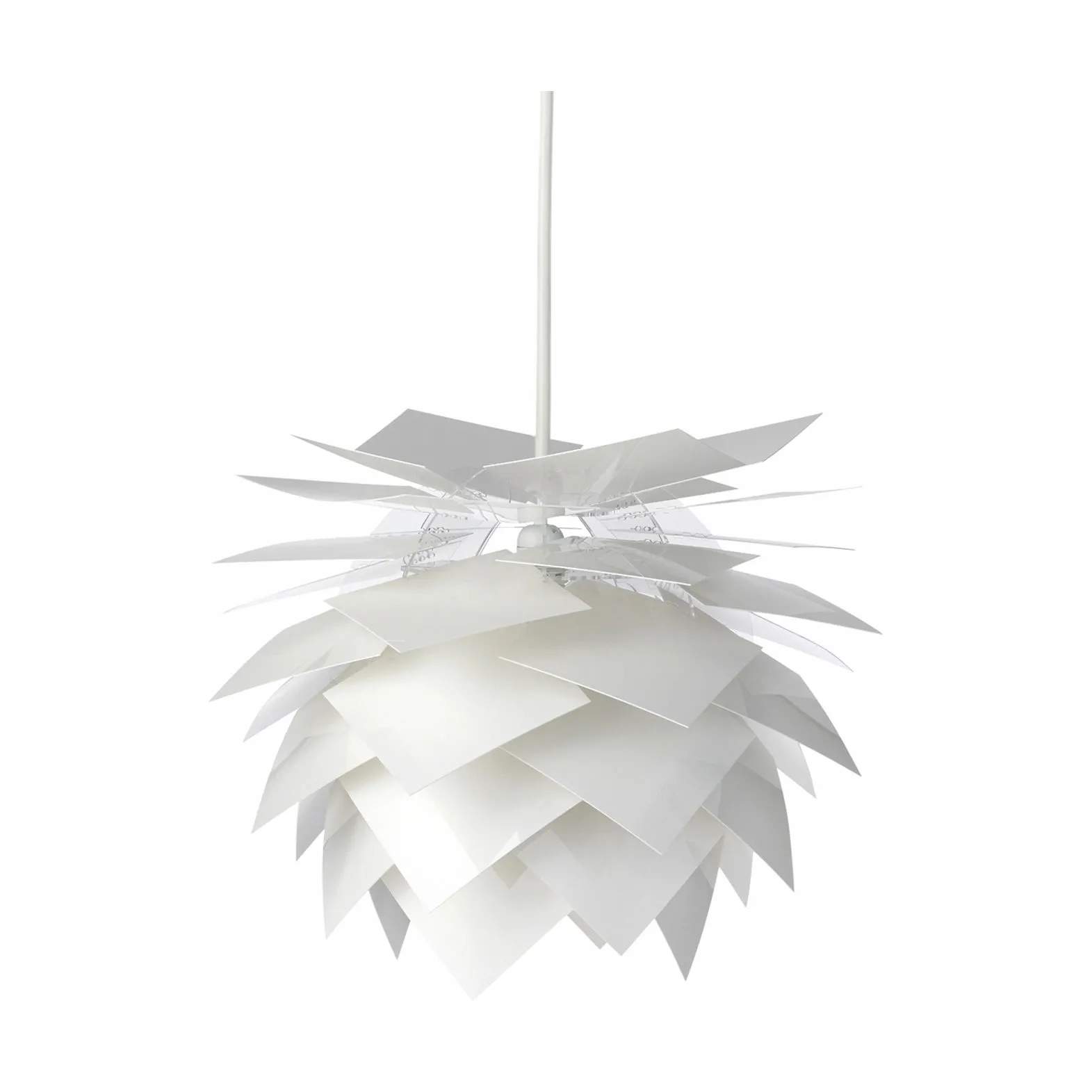 Dyberg Larsen Pendler PineApple Pendel i Hvid, 35 cm, 1