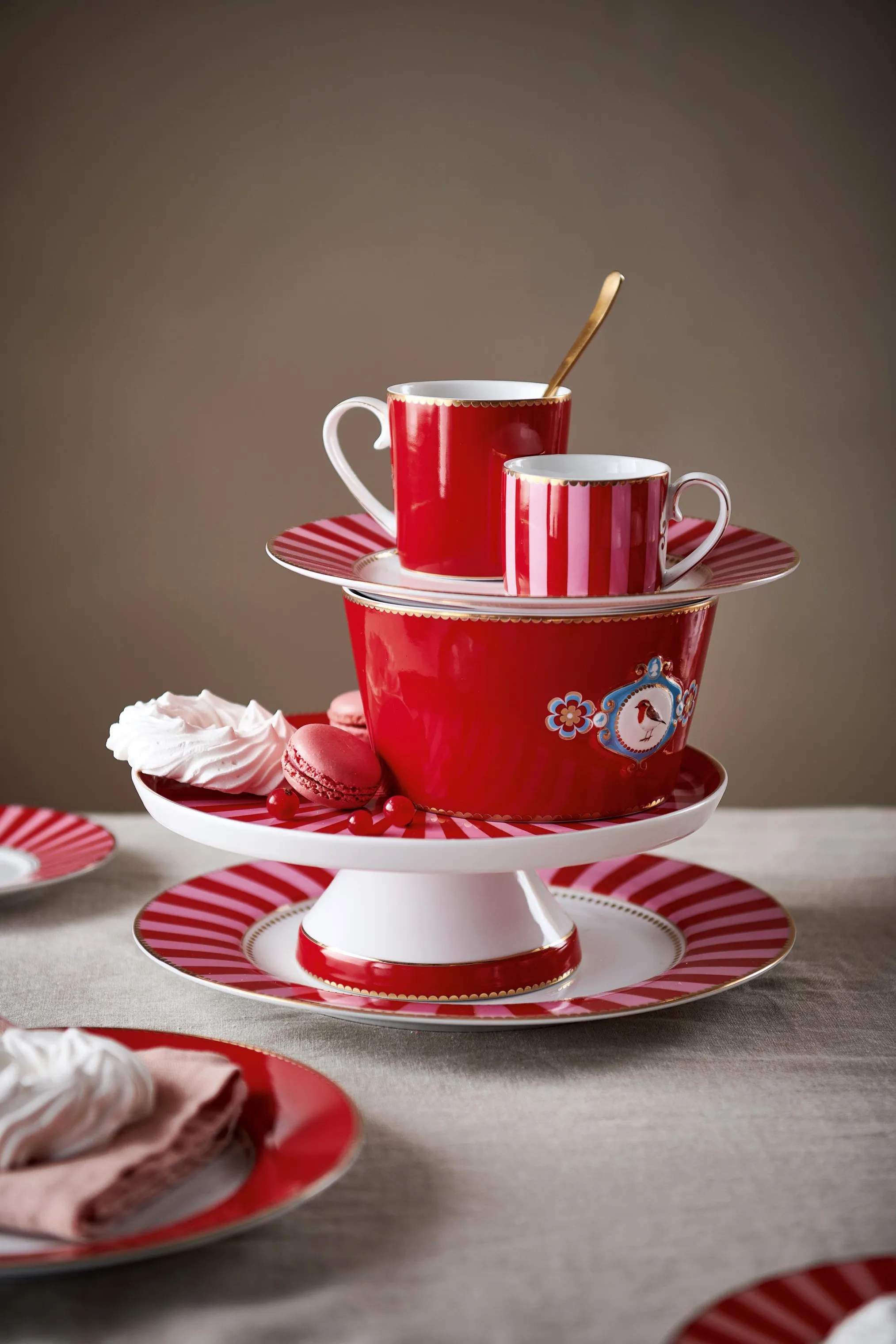 PIP Studio Espressokopper Love Birds Espressokop i Red, 2