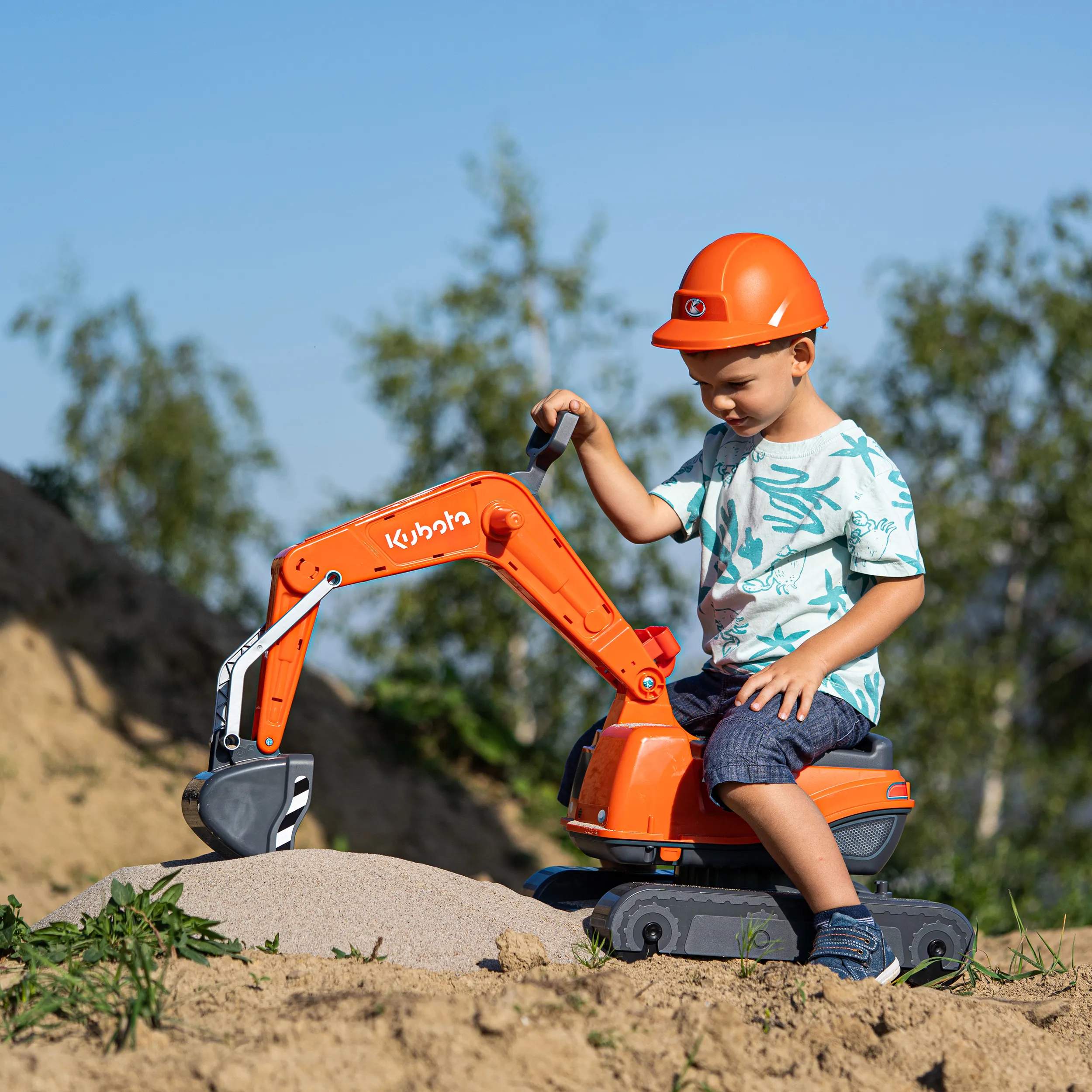 FALK Øvrig udeleg Kubota Gravemaskine i Orange, 2