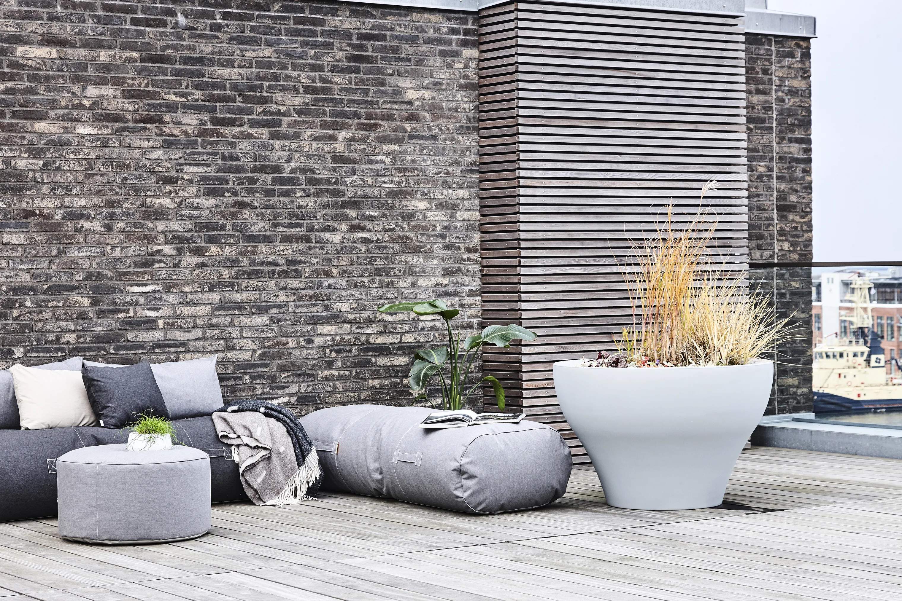 TRIMM Copenhagen Liggestole Mini Rocket Rocket Daybed i Grey, 180 cm, 3