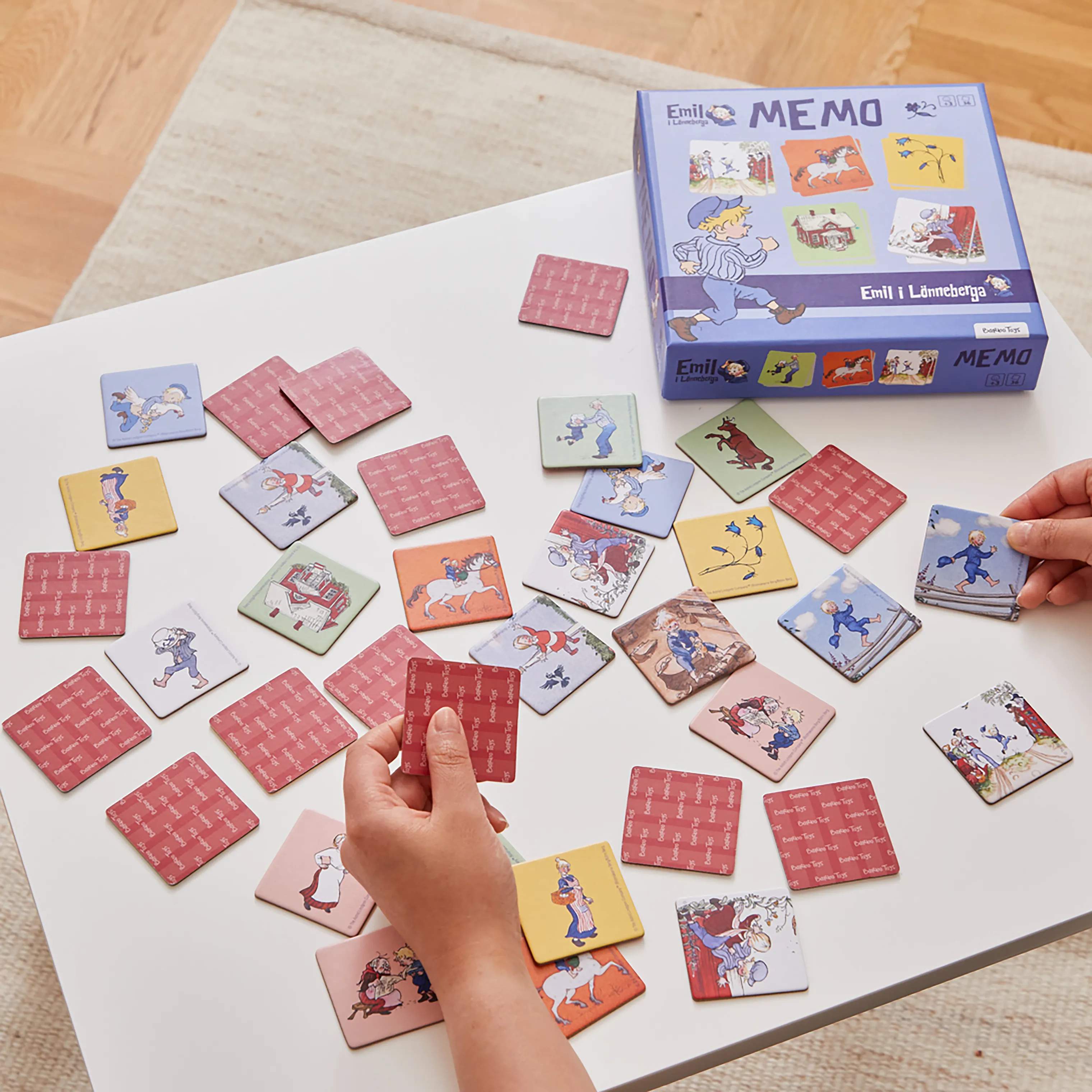 Barbo Toys Spil Emil fra Lønneberg Emil fra Lønneberg Huskespil i Multifarvet, 2