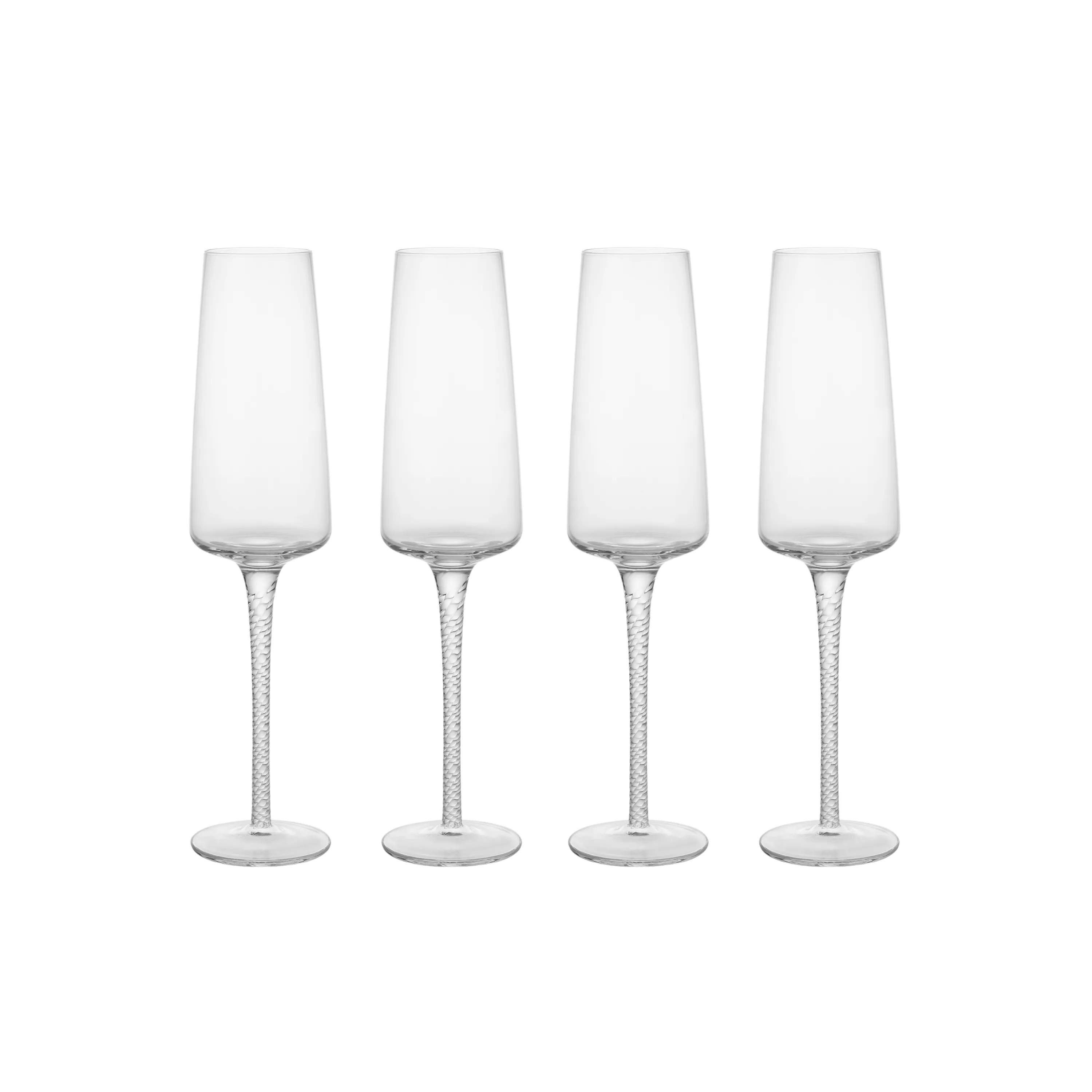Broste Copenhagen Champagneglas Bellevue Champagneglas - 4 stk. i klar, 1