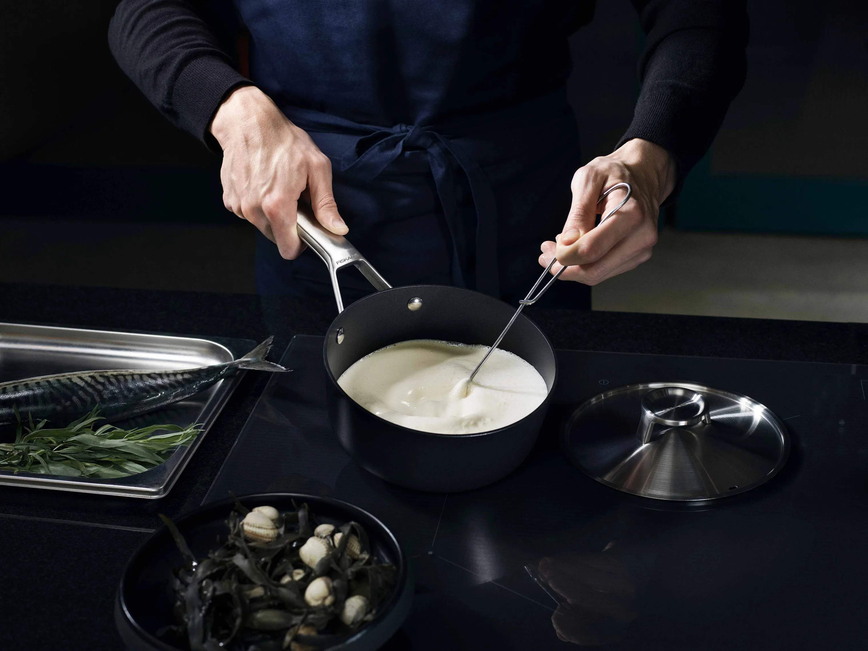 Fiskars Kasseroller Taiten Kasserolle m. låg i 1.6 L, 2