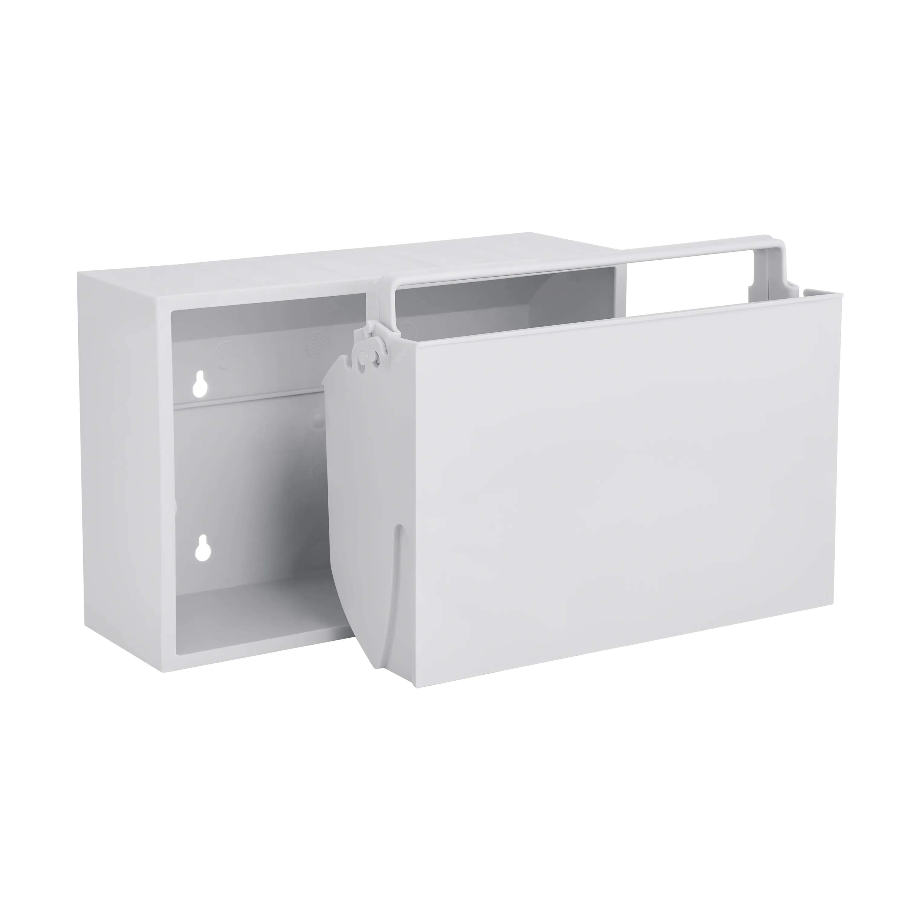 ReCollector Toiletspande Væghængt Toiletspand i Briliant White, 4