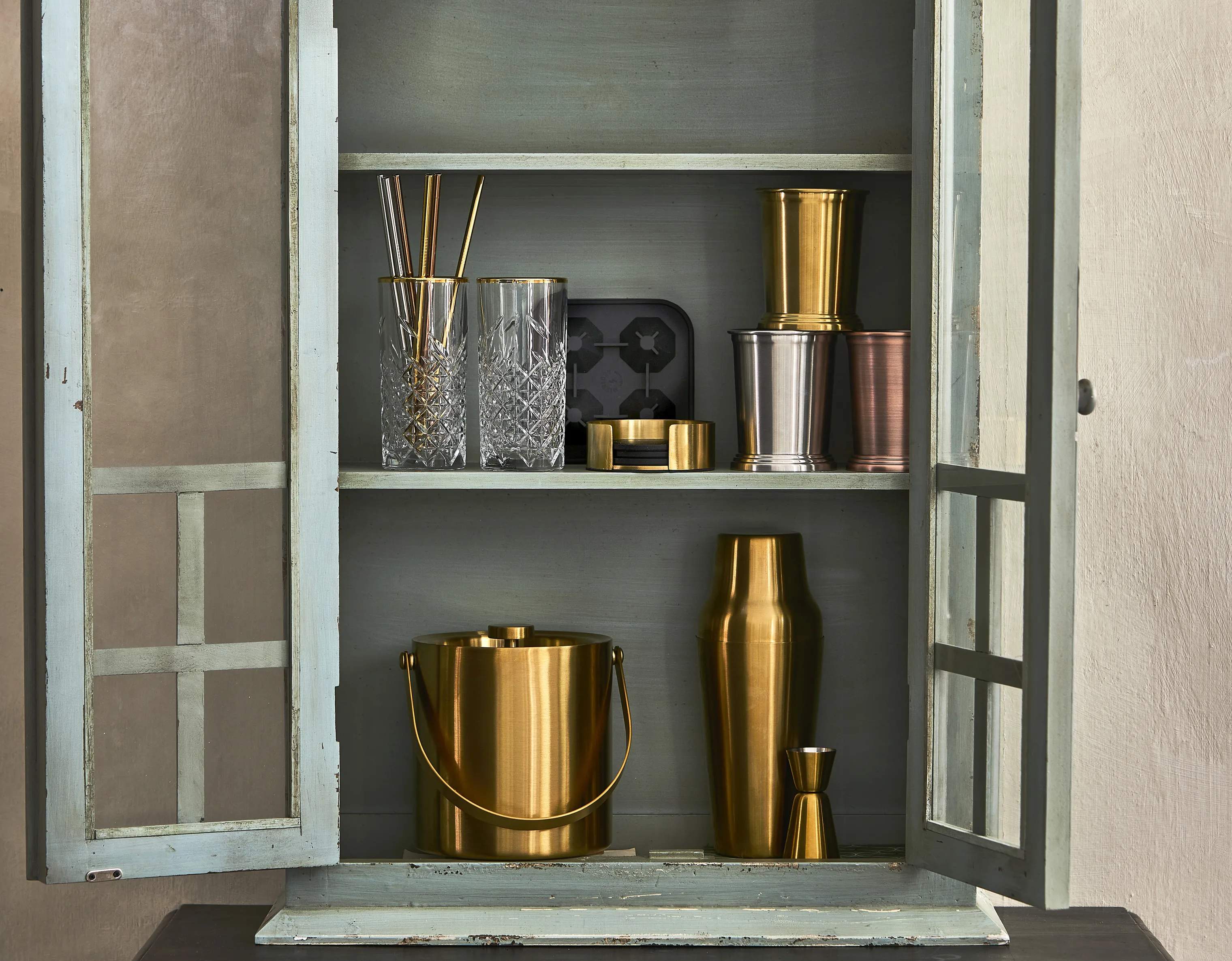 Mixology by CASA Living Øvrigt bartilbehør MIXOLOGY Sugerør i Stål/guld/kobber, 21,5 cm, 3