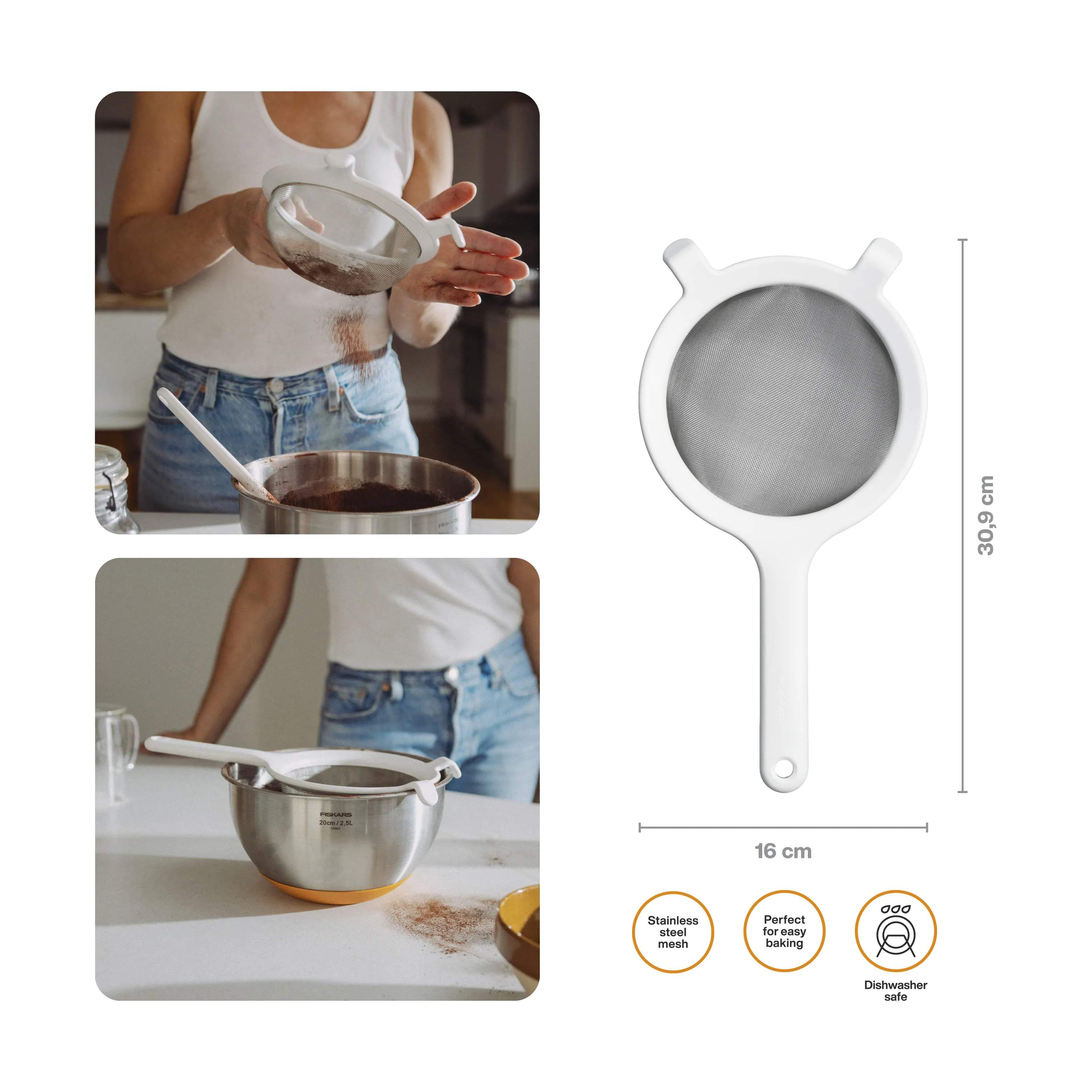Fiskars Sier Functional Form Si i Hvid/Sølv, 3