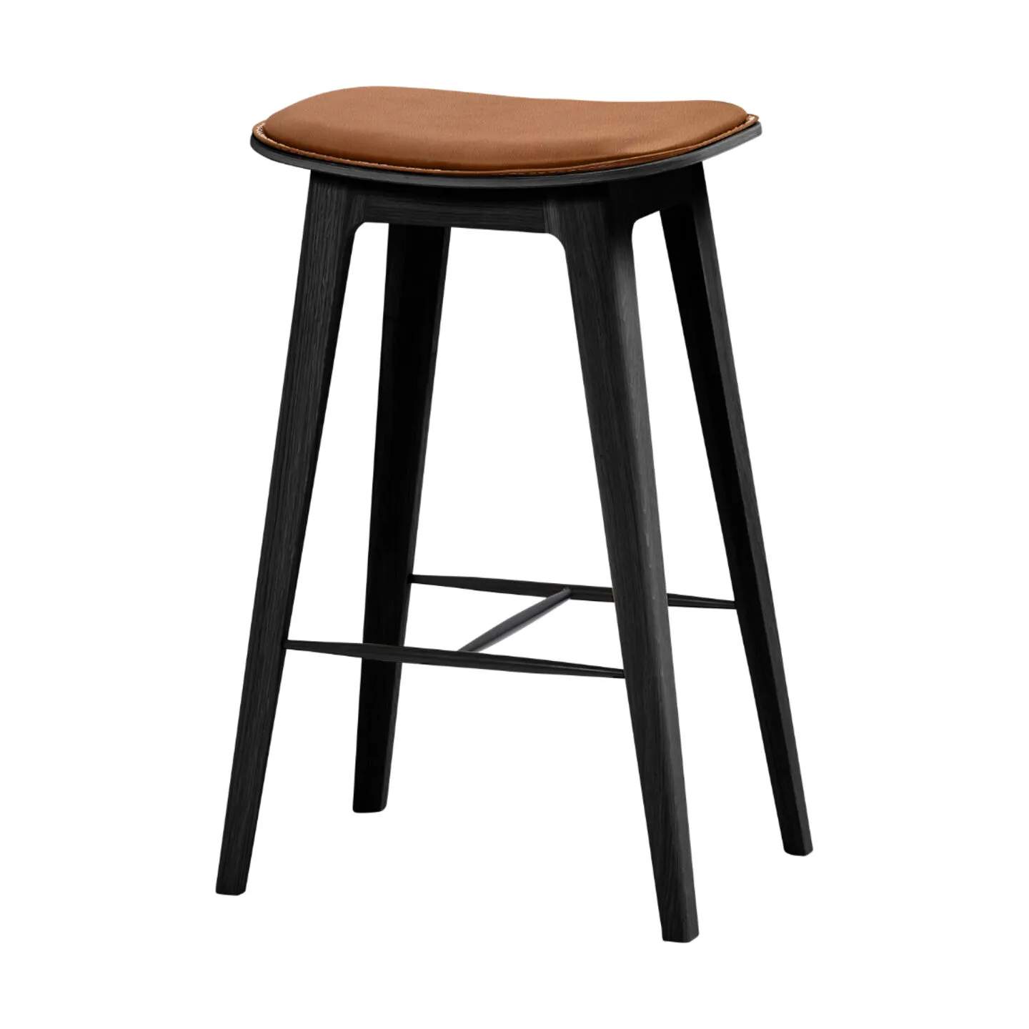 SACKit Barstole Nordic Barstol i Sort/Brun, 68,5 cm, 1