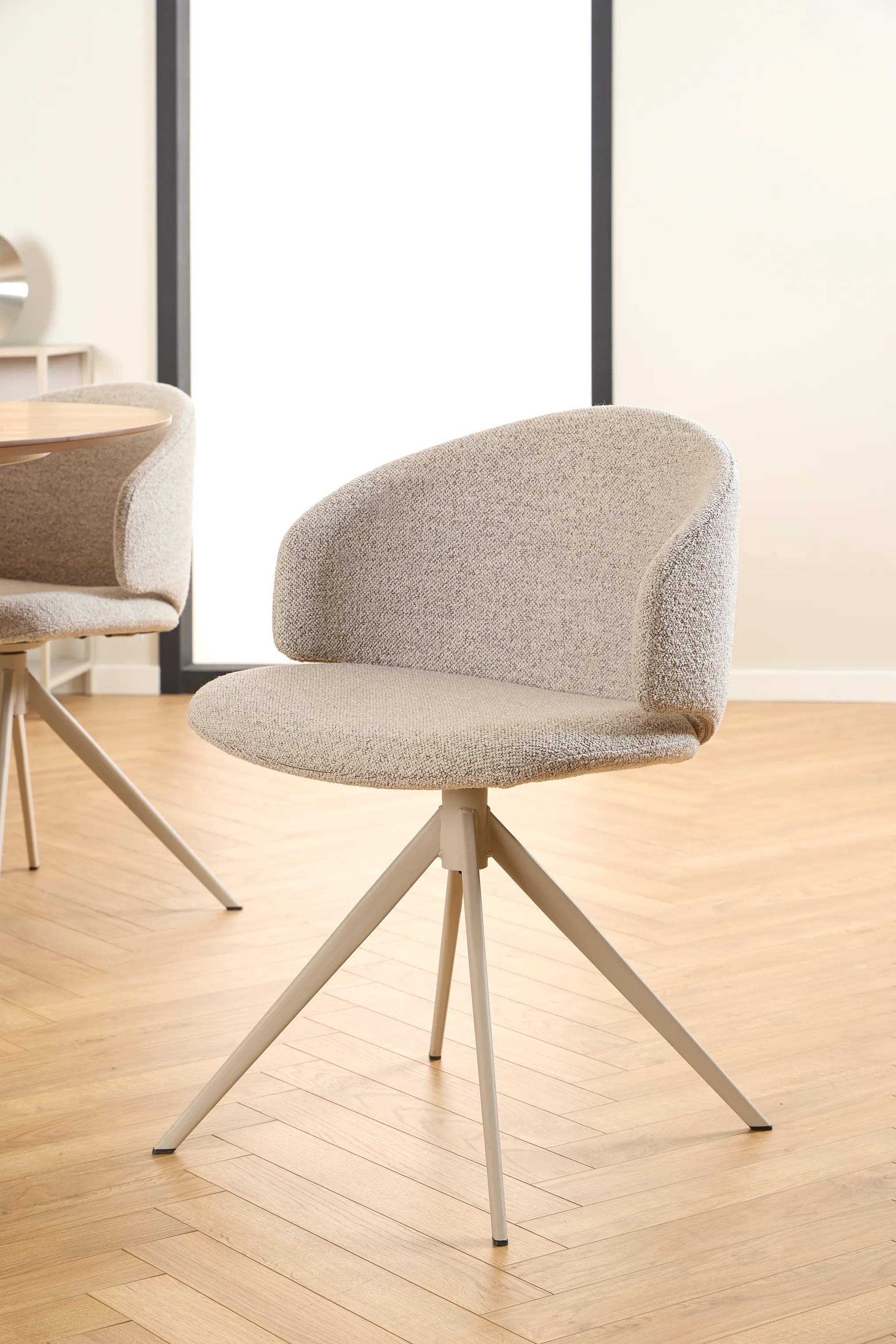 CASA Living Spisebordsstole Ella Spisebordsstol i Beige/grå, 2