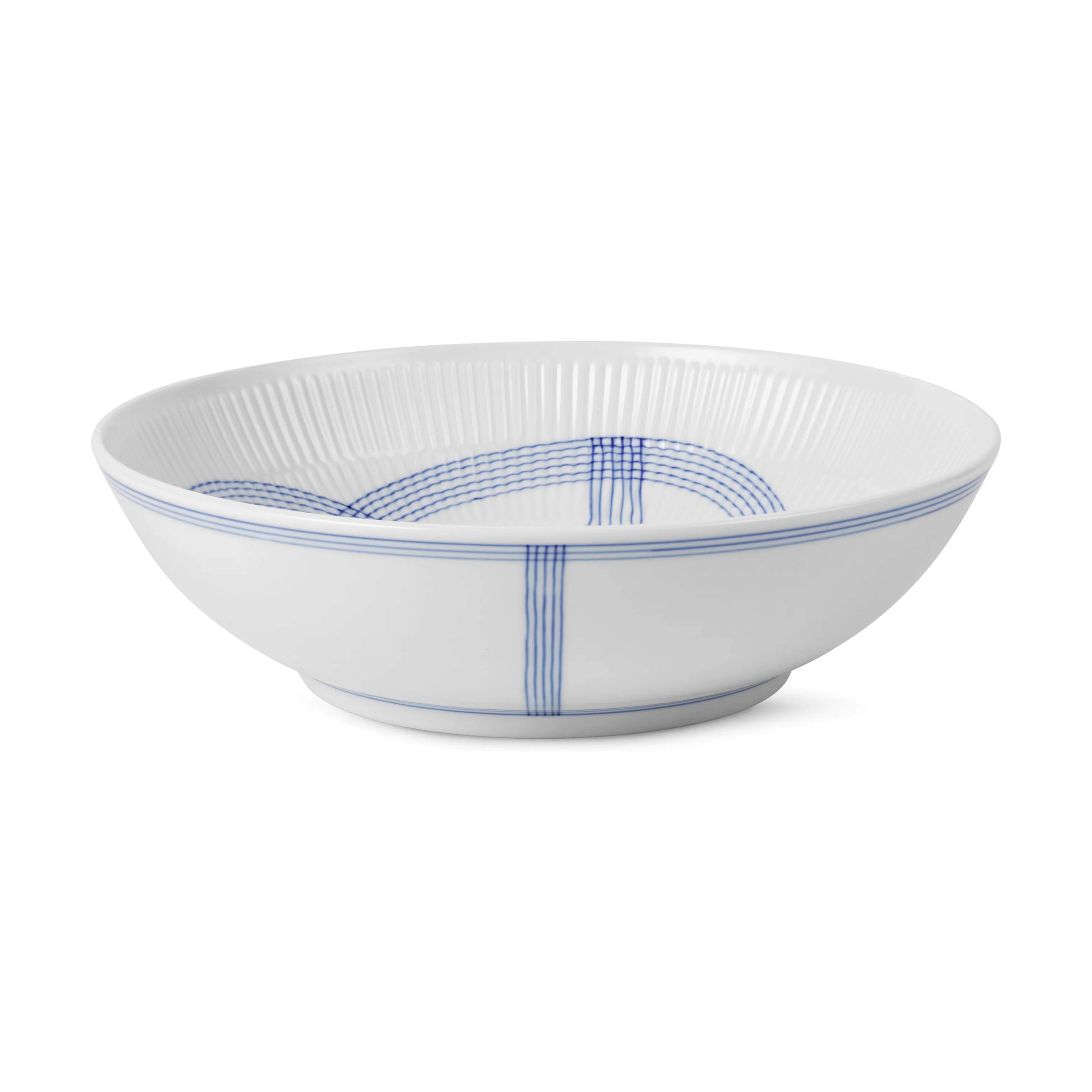 Royal Copenhagen Serveringsskåle Motif Lav Skål i Koboltblå/hvid, 4