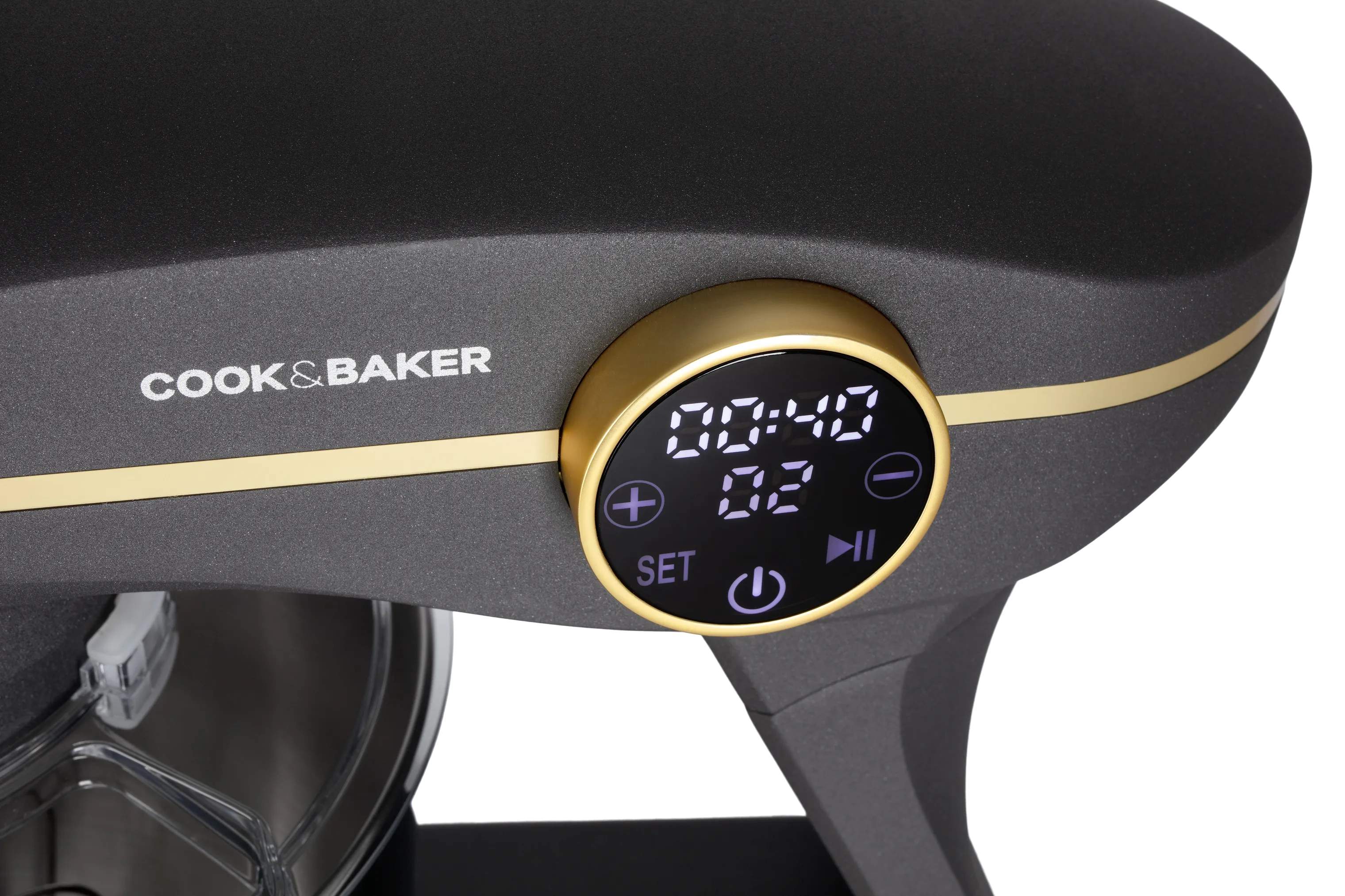 Cook & Baker Røremaskiner Røremaskine i sort/guld, 3