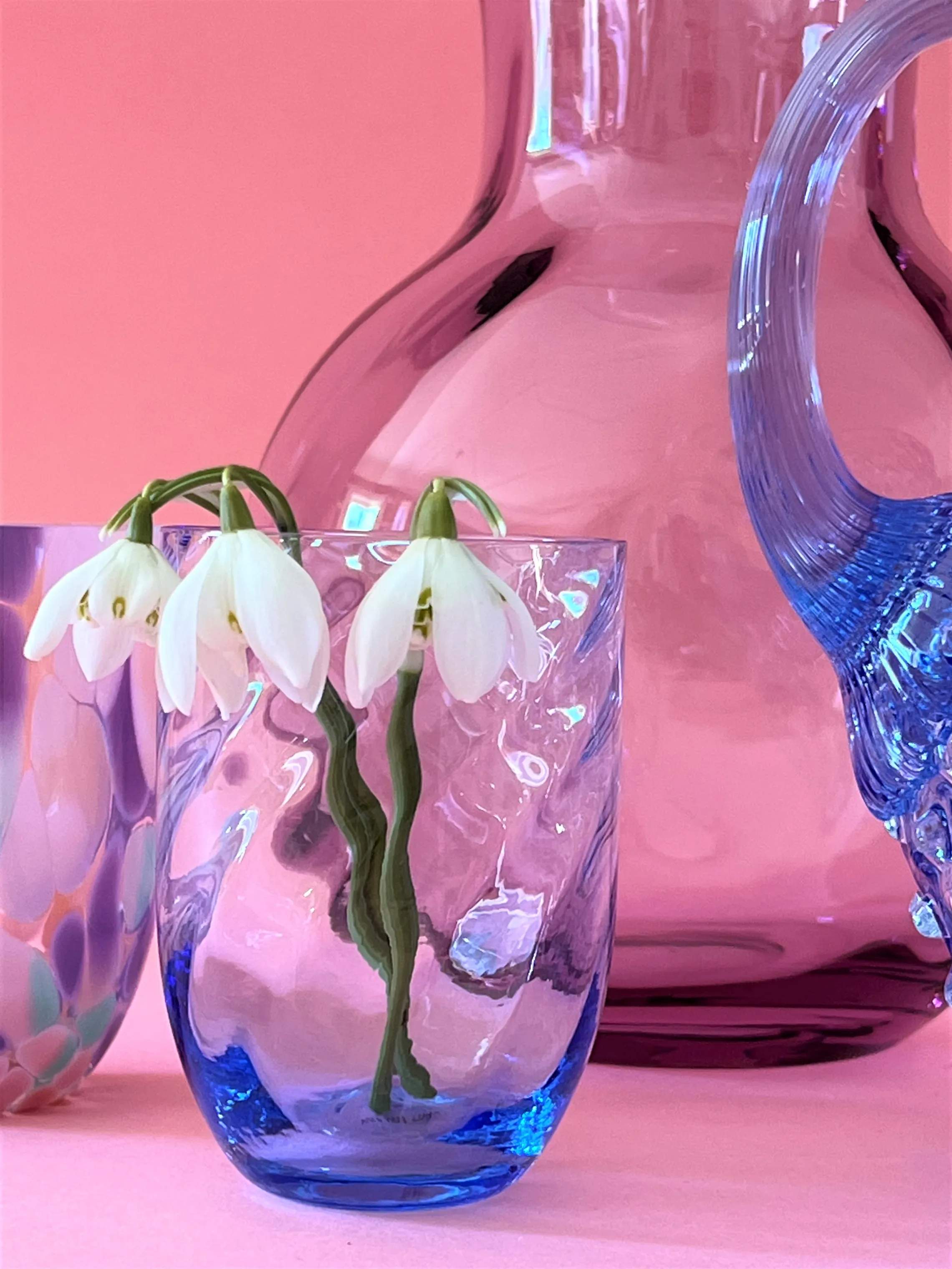 Anna von Lipa Vandglas Swirl Vandglas i Light blue, 2