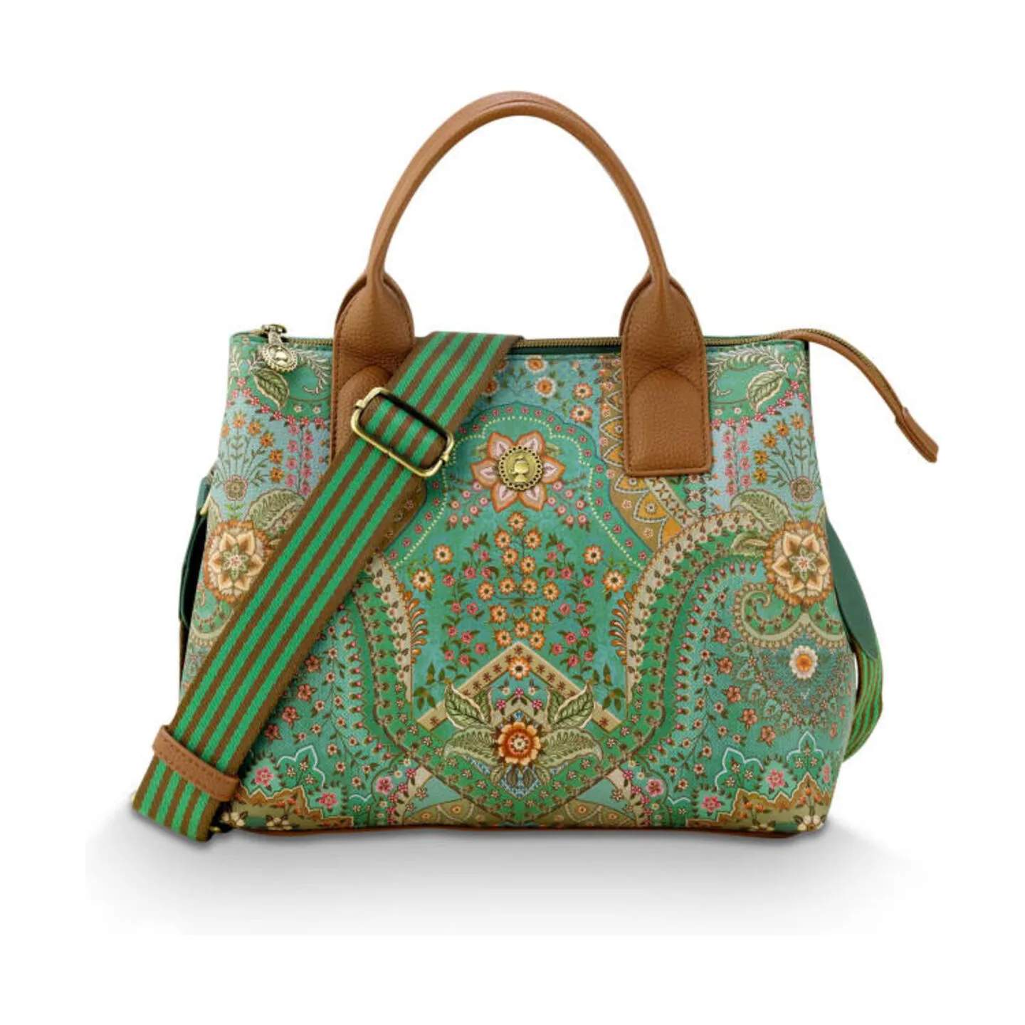 Fia Håndtaske, green, large