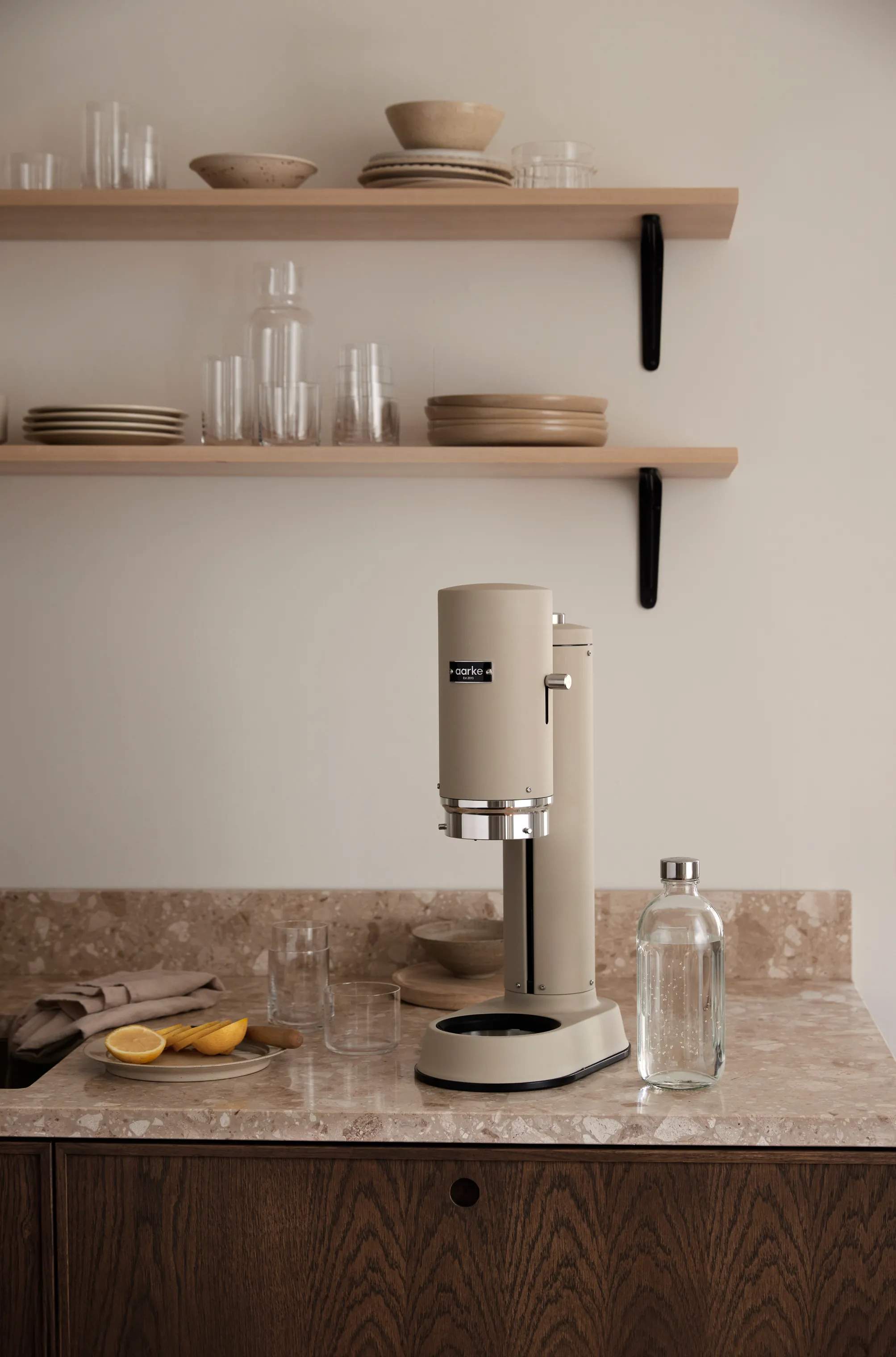Aarke Sodavandsmaskiner Carbonator Pro Sodavandsmaskine i Sand, 3
