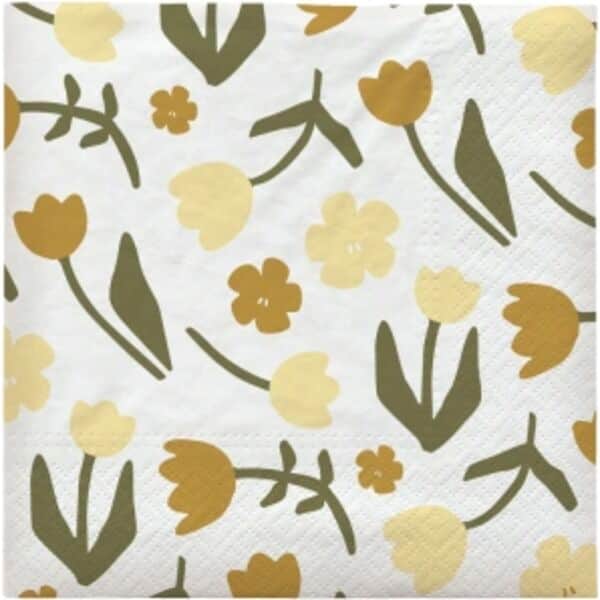 Broste Copenhagen Papirservietter Rosita Papirserviet i Hvid, 1